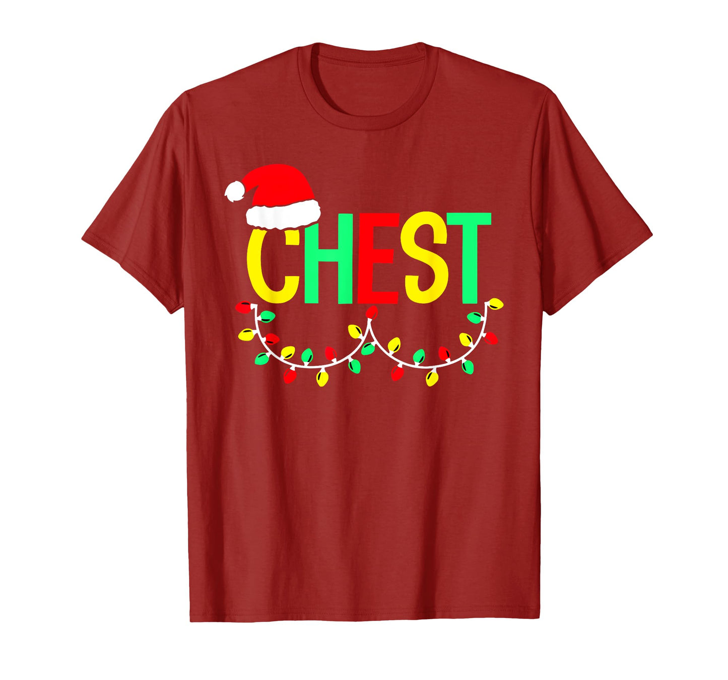 Chest Nuts Matching Couples Chestnuts Funny Christmas Xmas T-Shirt