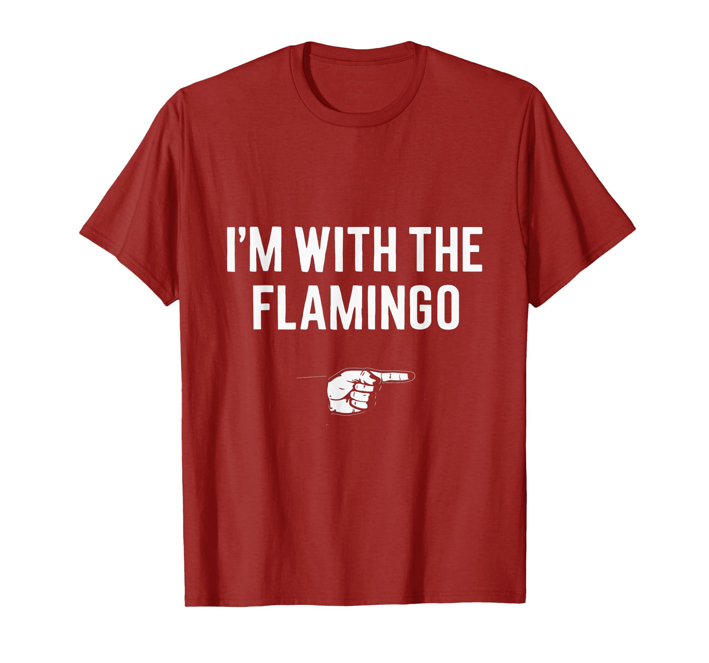 I'm With The Flamingo Flamingo Bird Party Halloween Costume T-Shirt