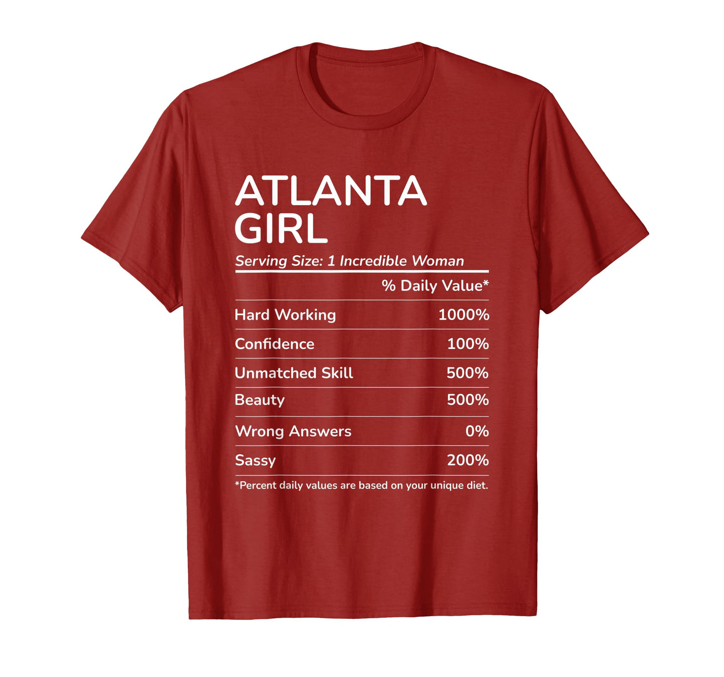 Atlanta Girl Funny Georgia Hometown T-Shirt