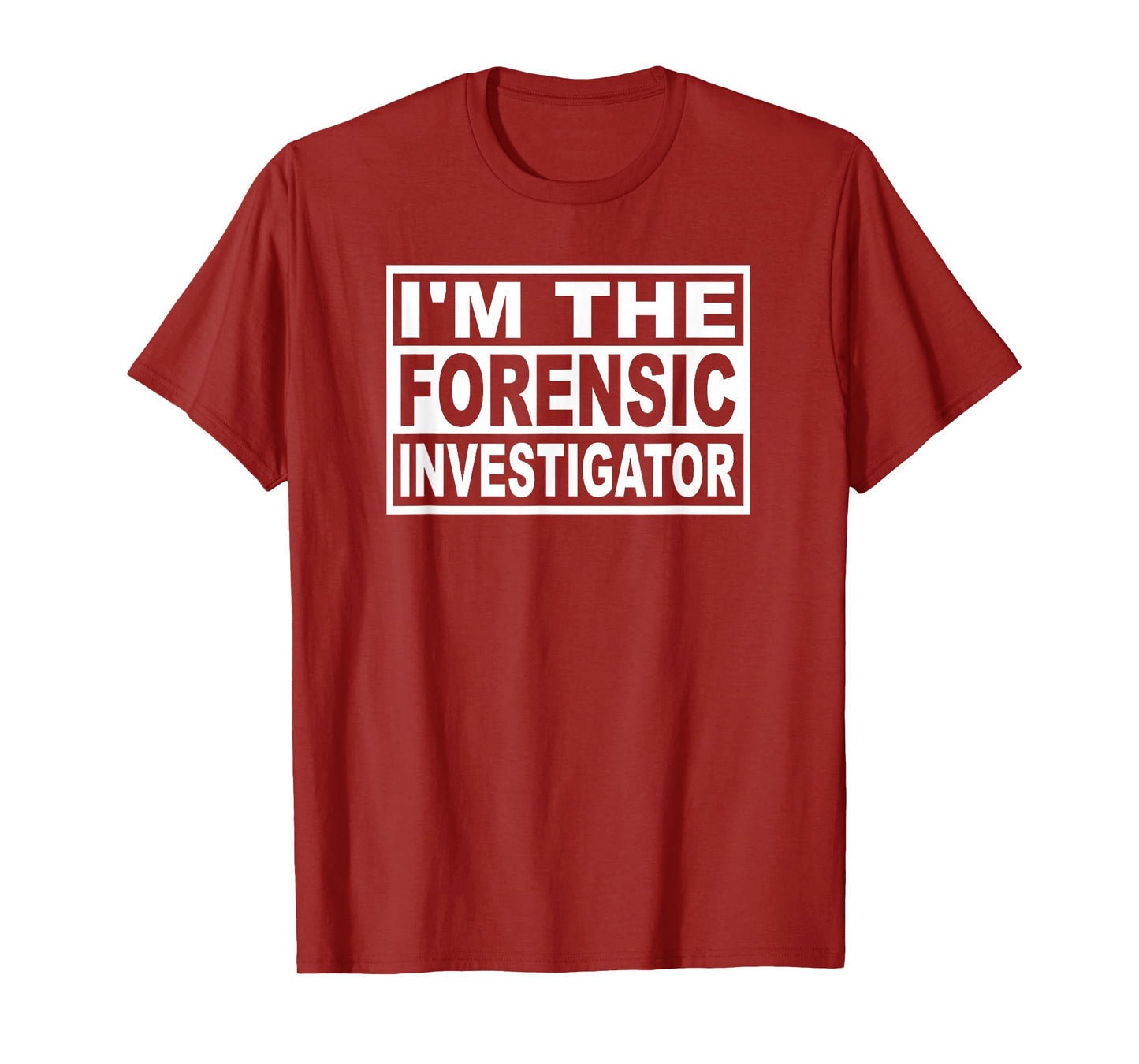Forensic Investigator Square Graphic T-Shirt