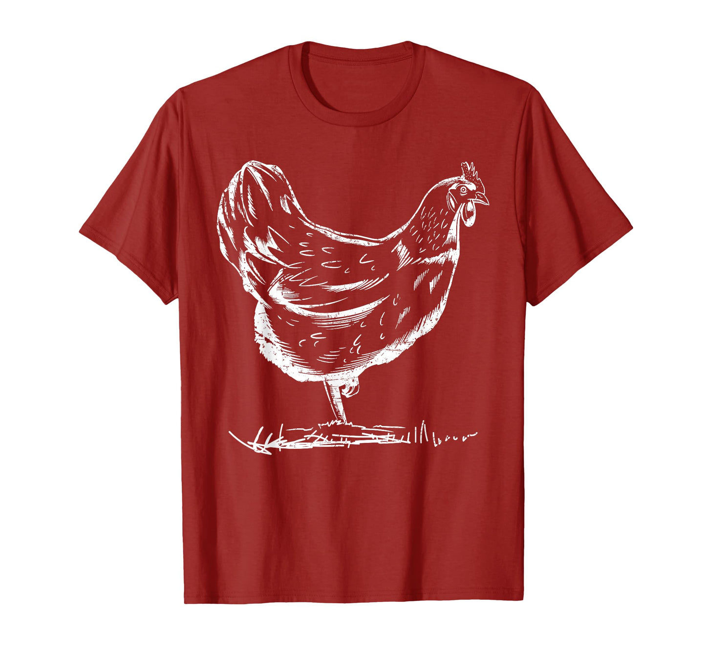 Chicken Drawn Chickens Farmer Chicken Farmer T-Shirt