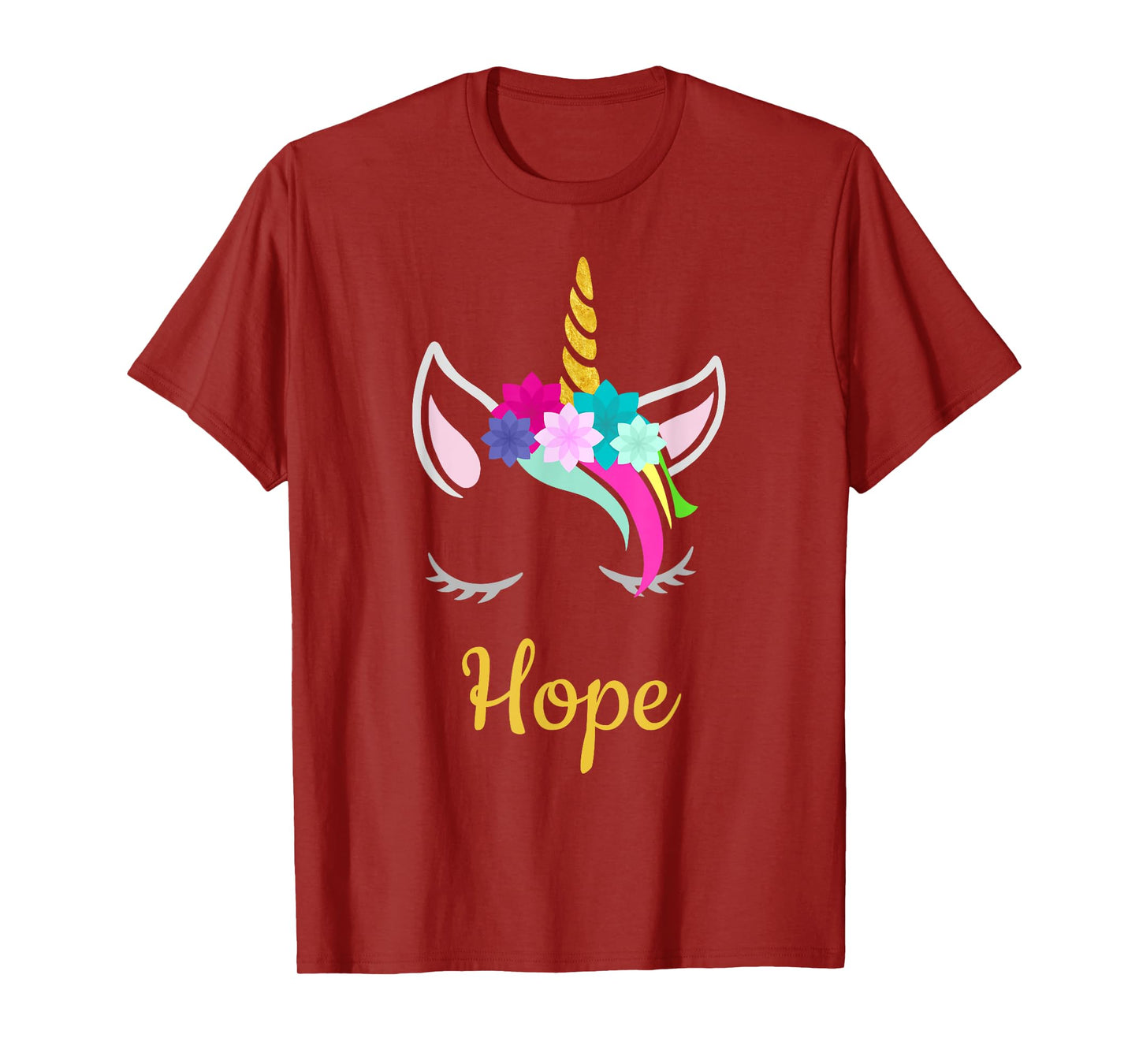 Hope Dark Unicorn Name T-Shirt