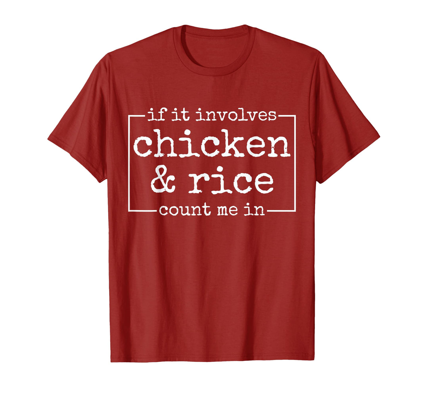 Bodybuilding Fitness Weightlifting Chicken Rice T-Shirt