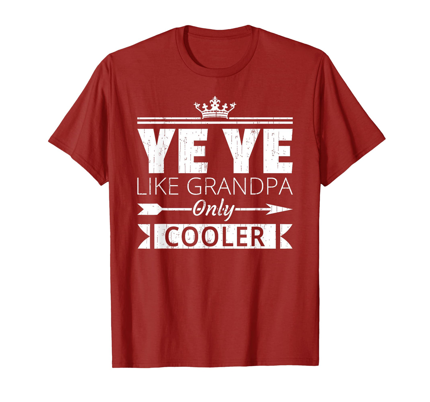 Ye Ye Cooler Funny Grandpa Father's Day Quote Vintage T-Shirt