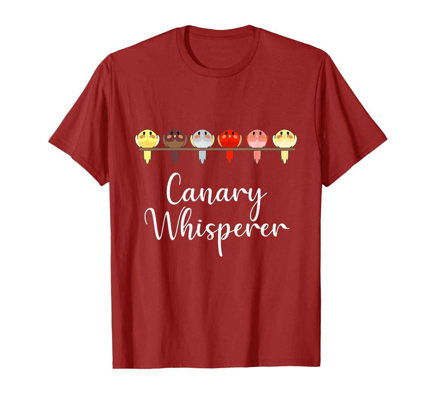 Canary Whisperer Funny Finch Songbird Pet Bird Lover Gift T-Shirt