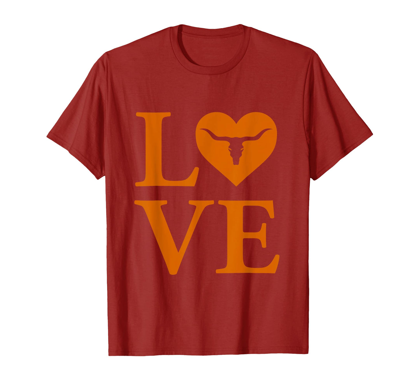 Love My Longhorn USA Love T-Shirt