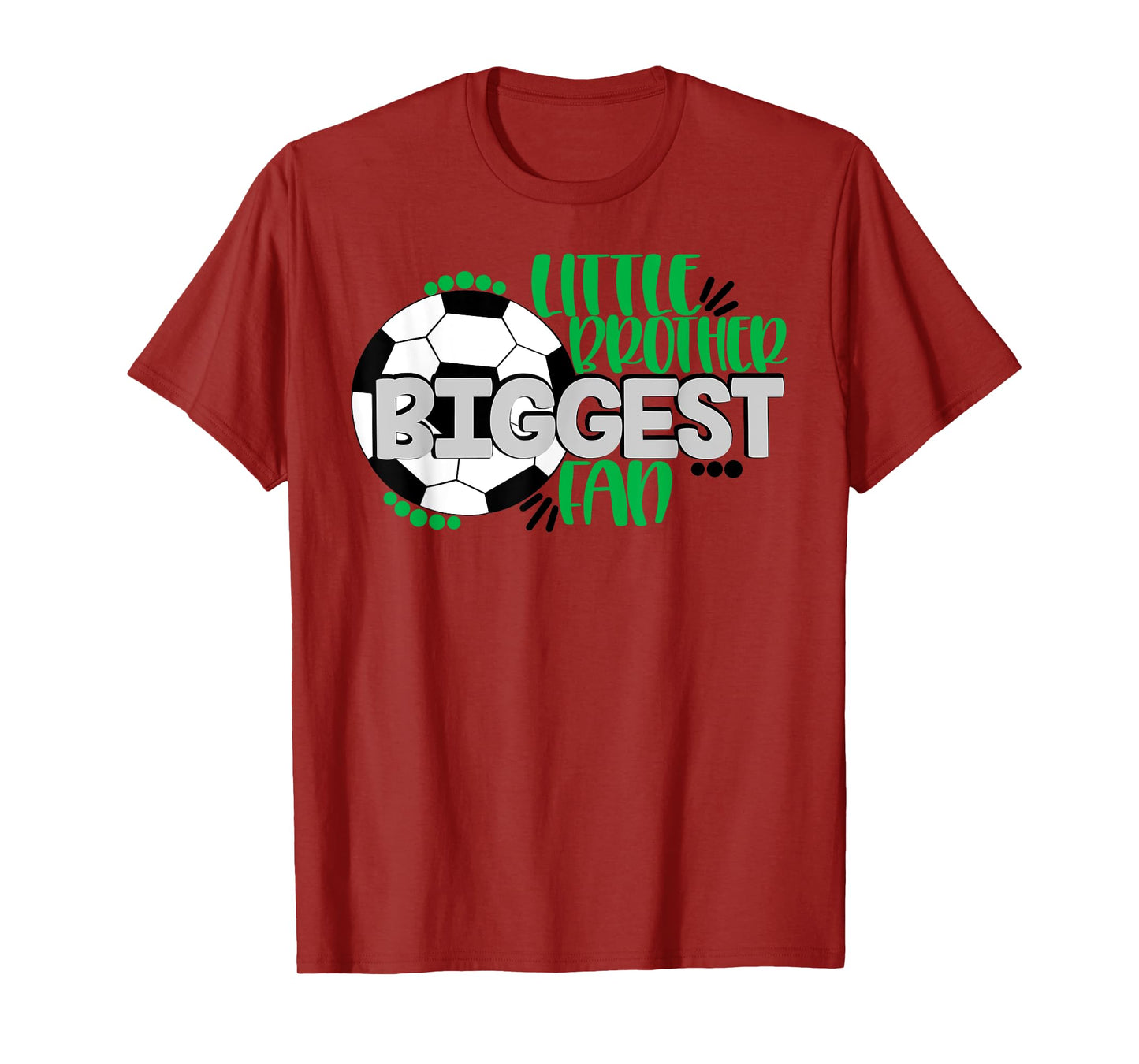 Soccer-Little Brother Biggest Fan T-Shirt