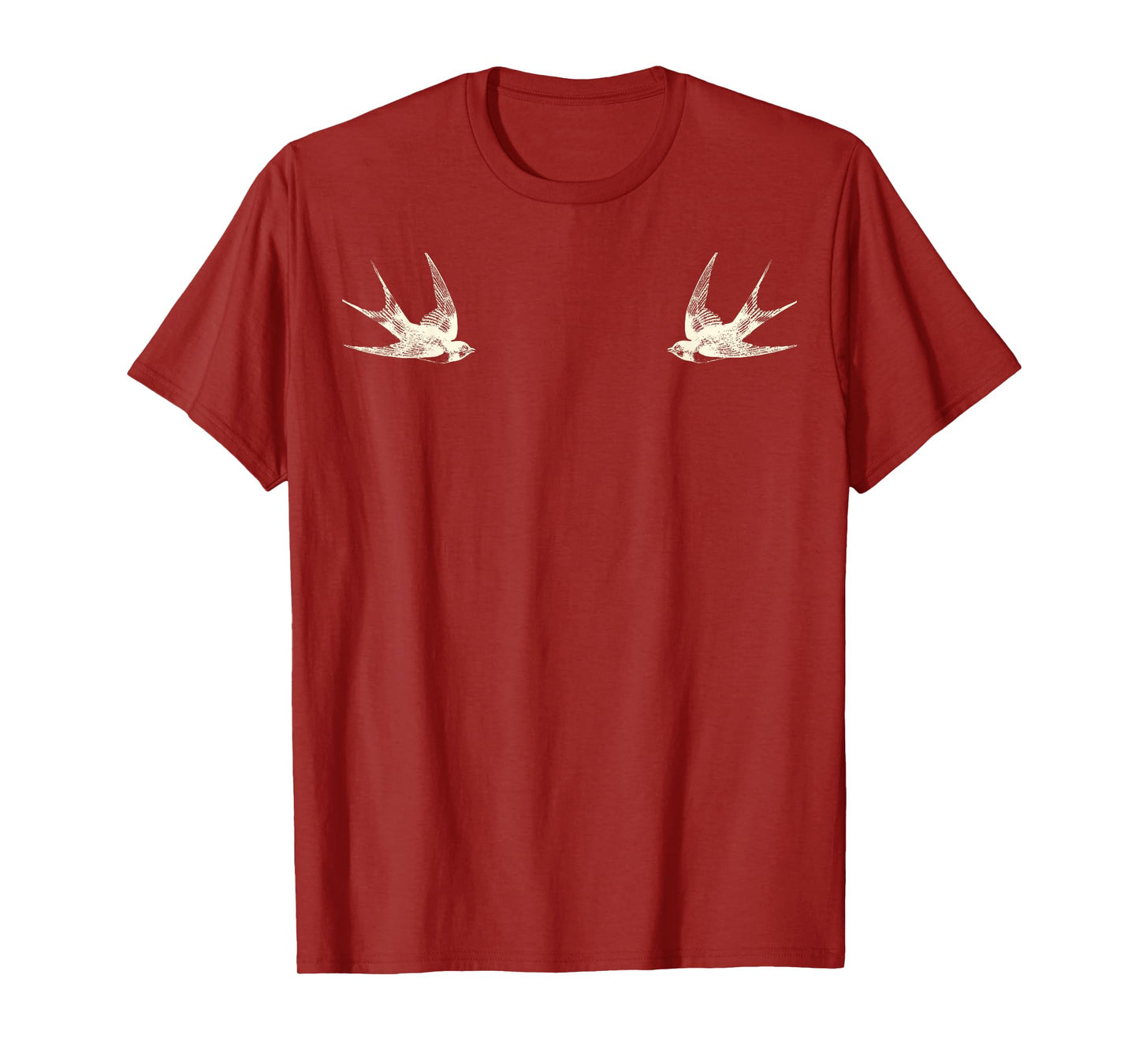 Swallows traditional Military Veteran Sailor Tattoo T-Shirt.