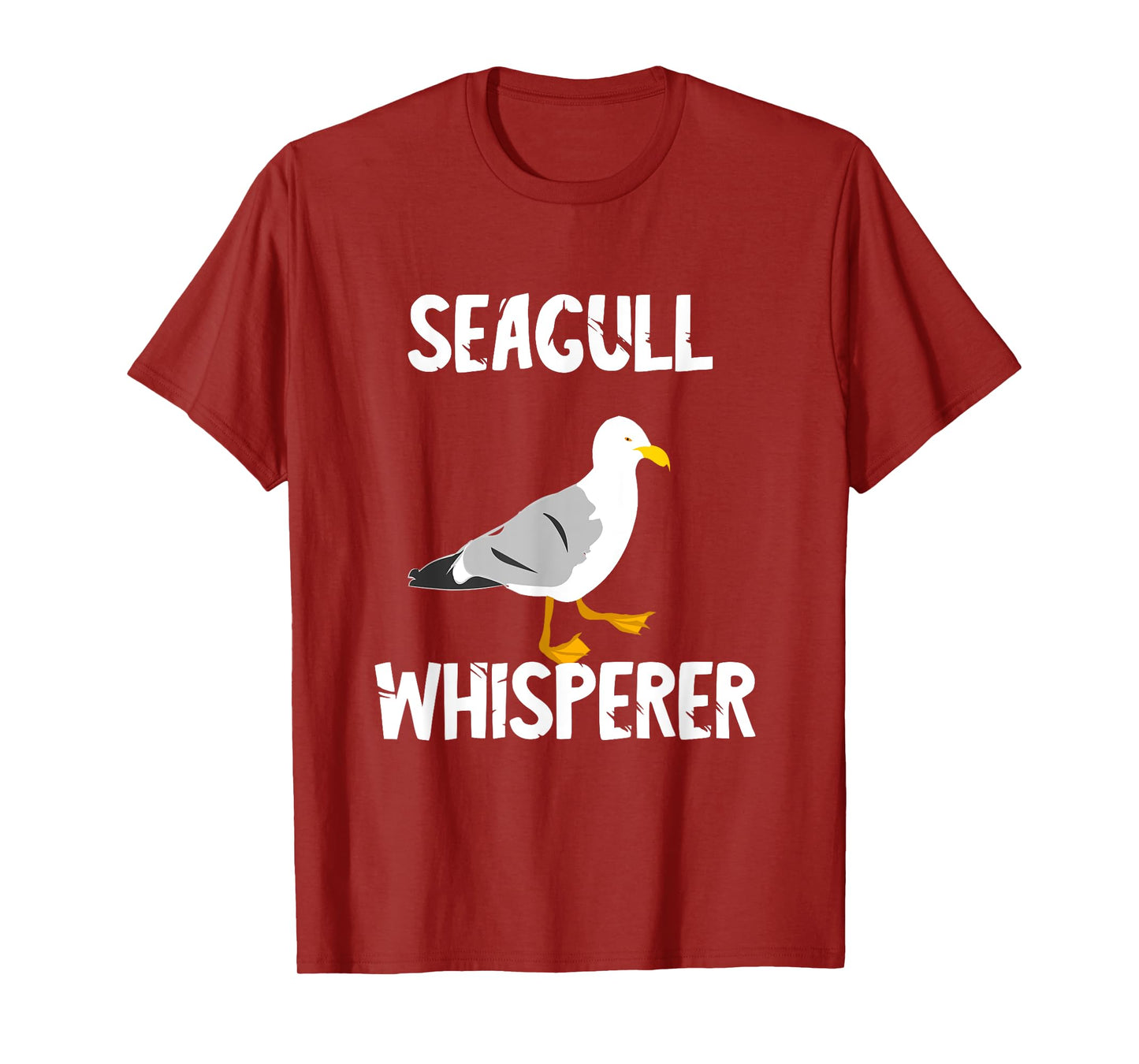 Seagulls Whisperer Seagull Harbour Birds Sea Bird T-Shirt