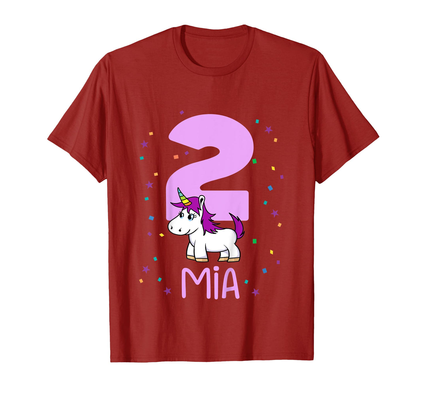 Kids I am 2 years and my name is Mia T-Shirt