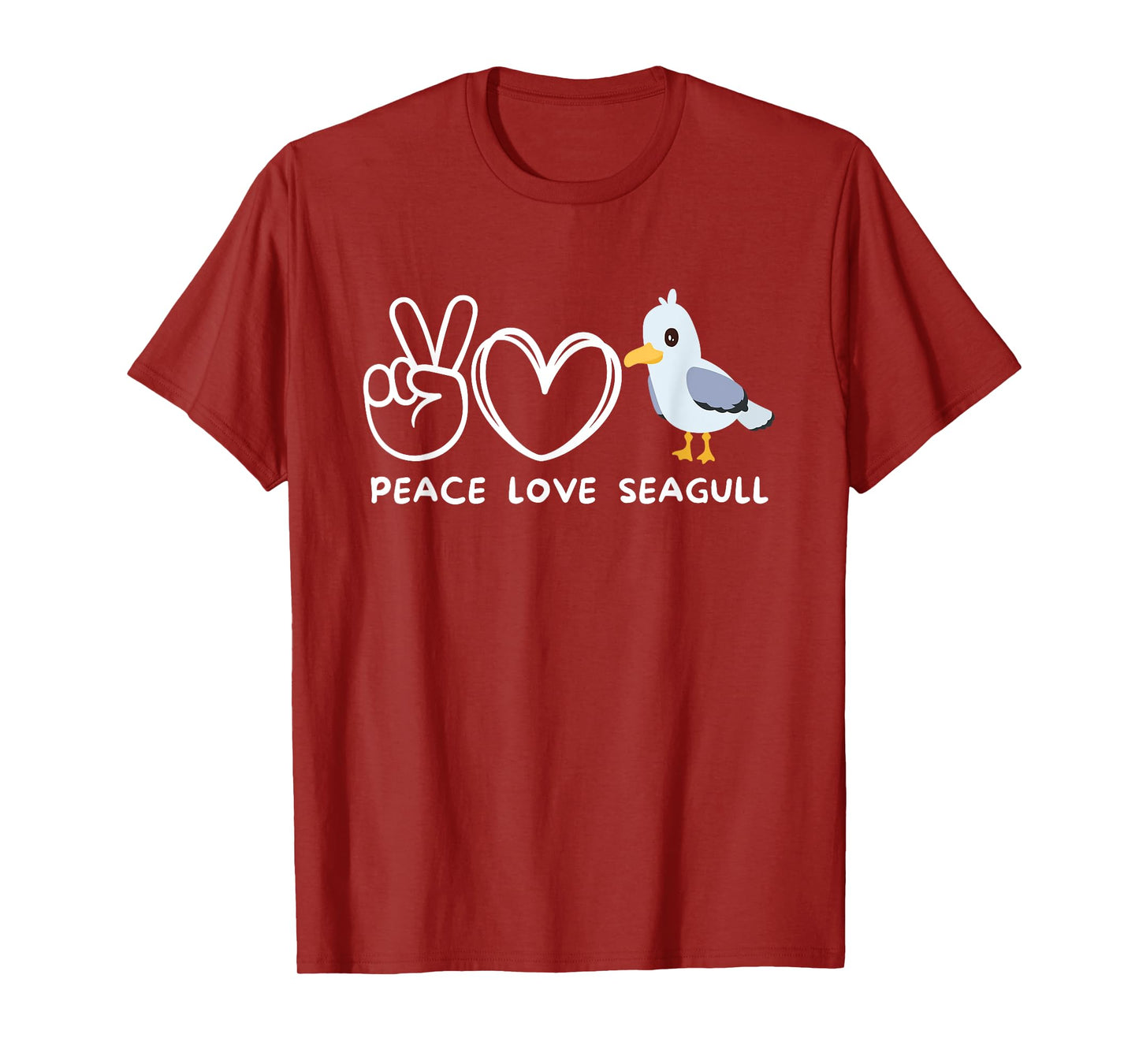 Peace, Love Seagulls Retro Seagulls Lover Bird Lover T-Shirt