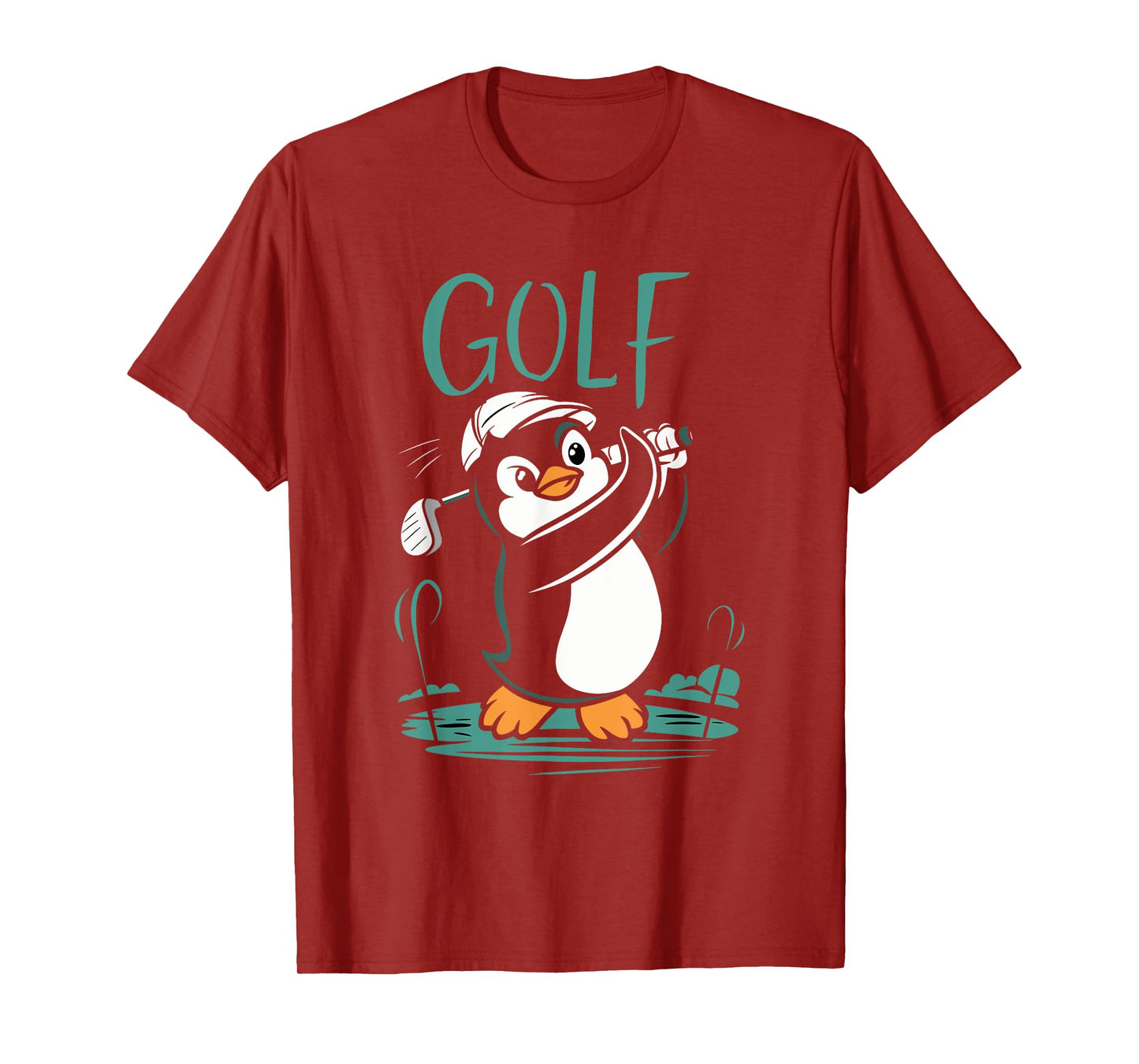 Golf Penguin Golfing Golf Player Cute Golfer T-Shirt