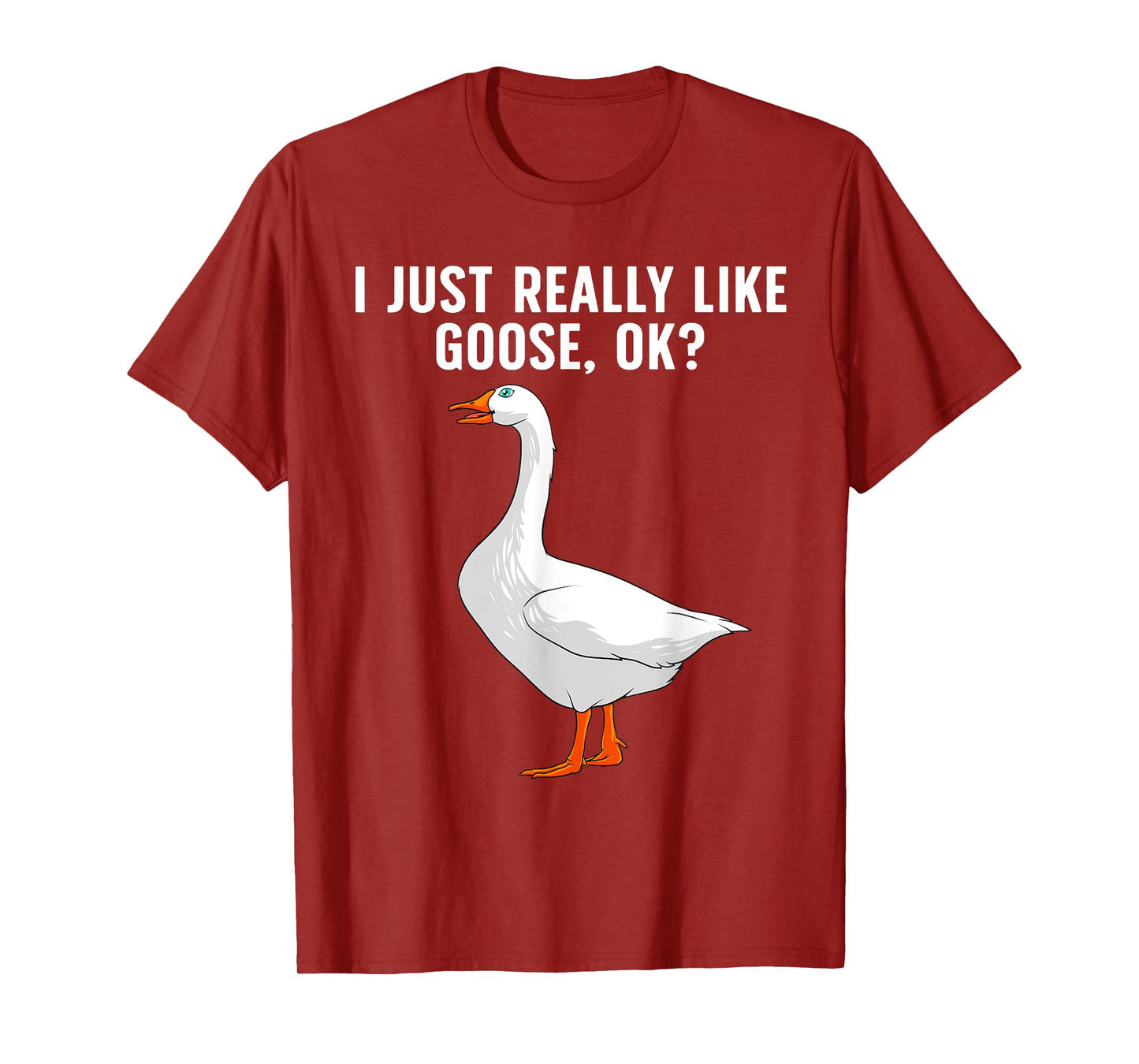 Cute Goose Design For Men Women Waterfowl Bird Goose Lover T-Shirt
