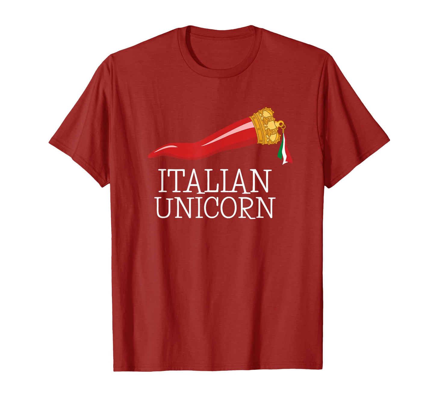 Funny Italian Lucky Charm Cornicello Italian Horn T-Shirt