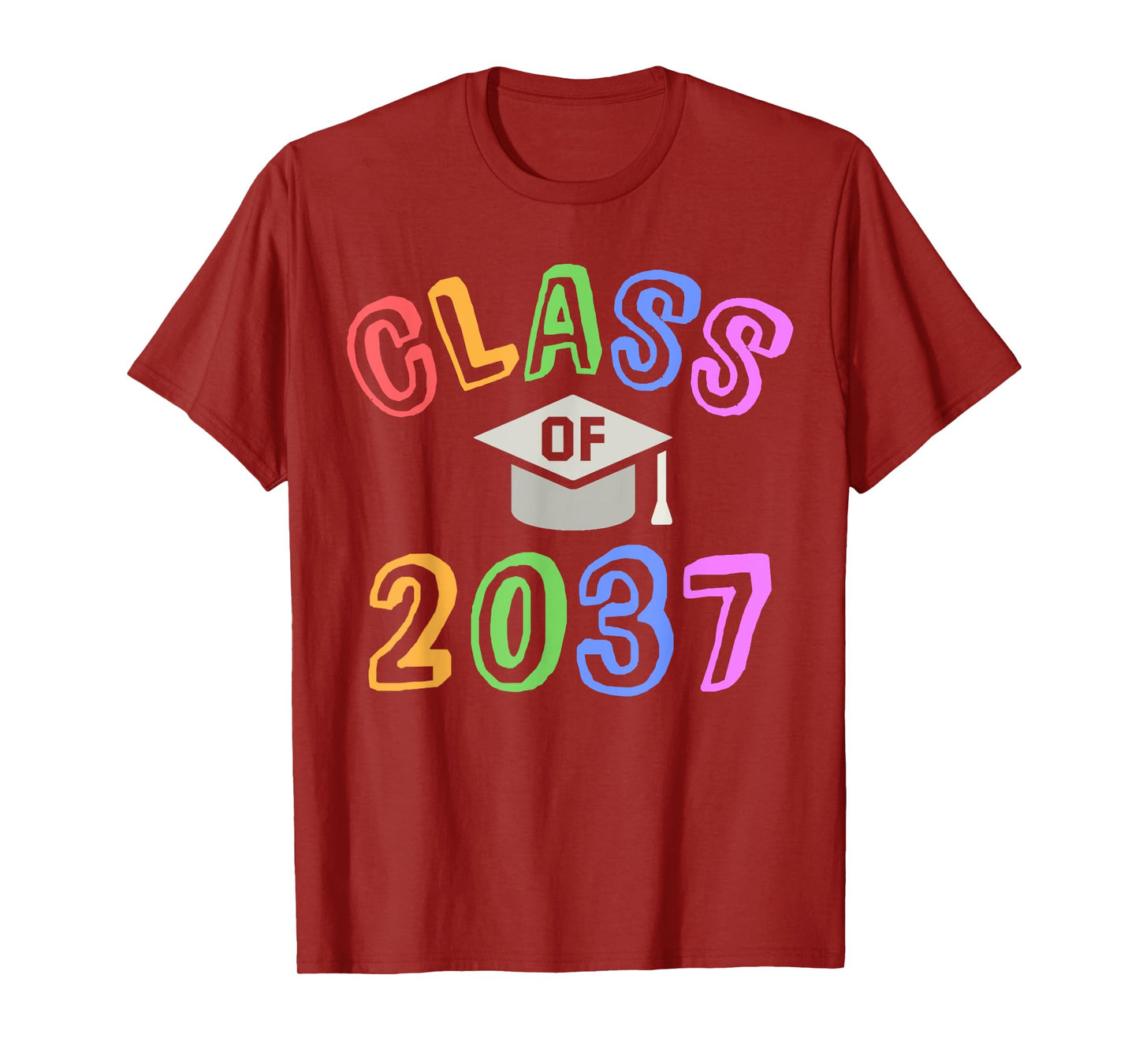 Future CLASS of 2037 Graduation Year Preschool Kids Pre-K T-Shirt