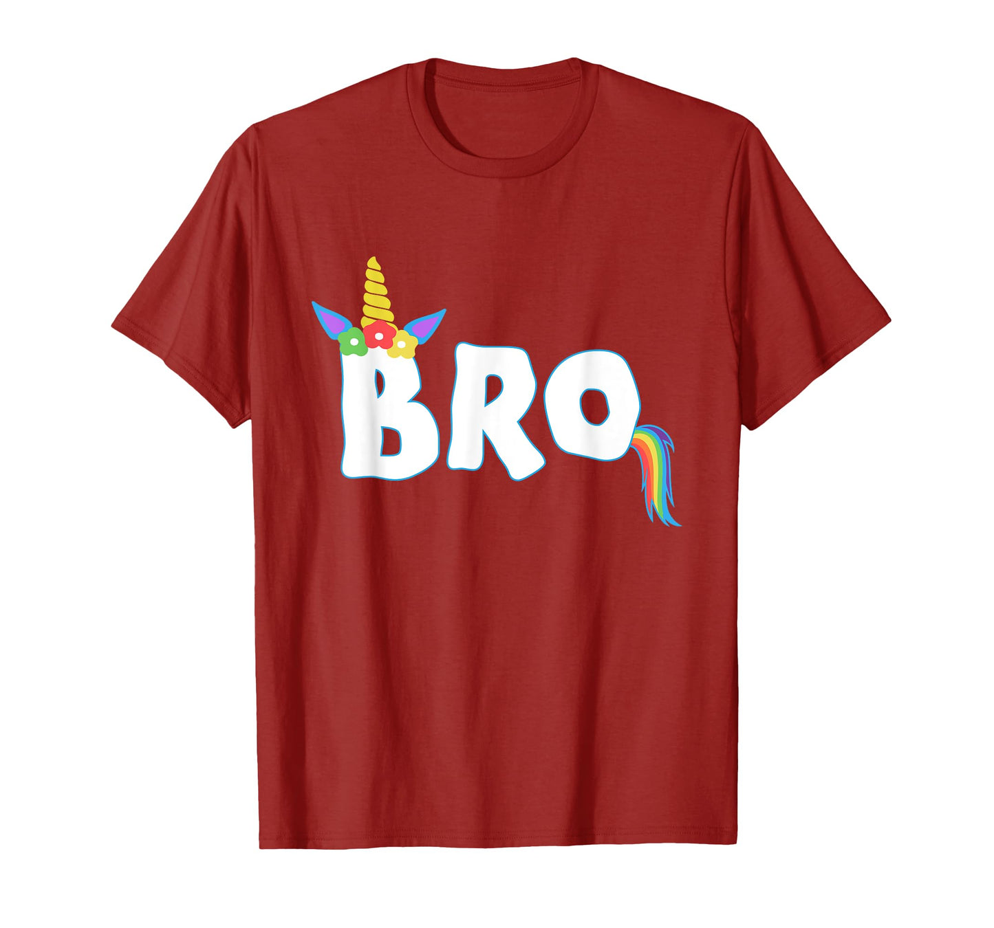 Unicorn Birthday Girl Bro Brother Family Matching T-Shirt