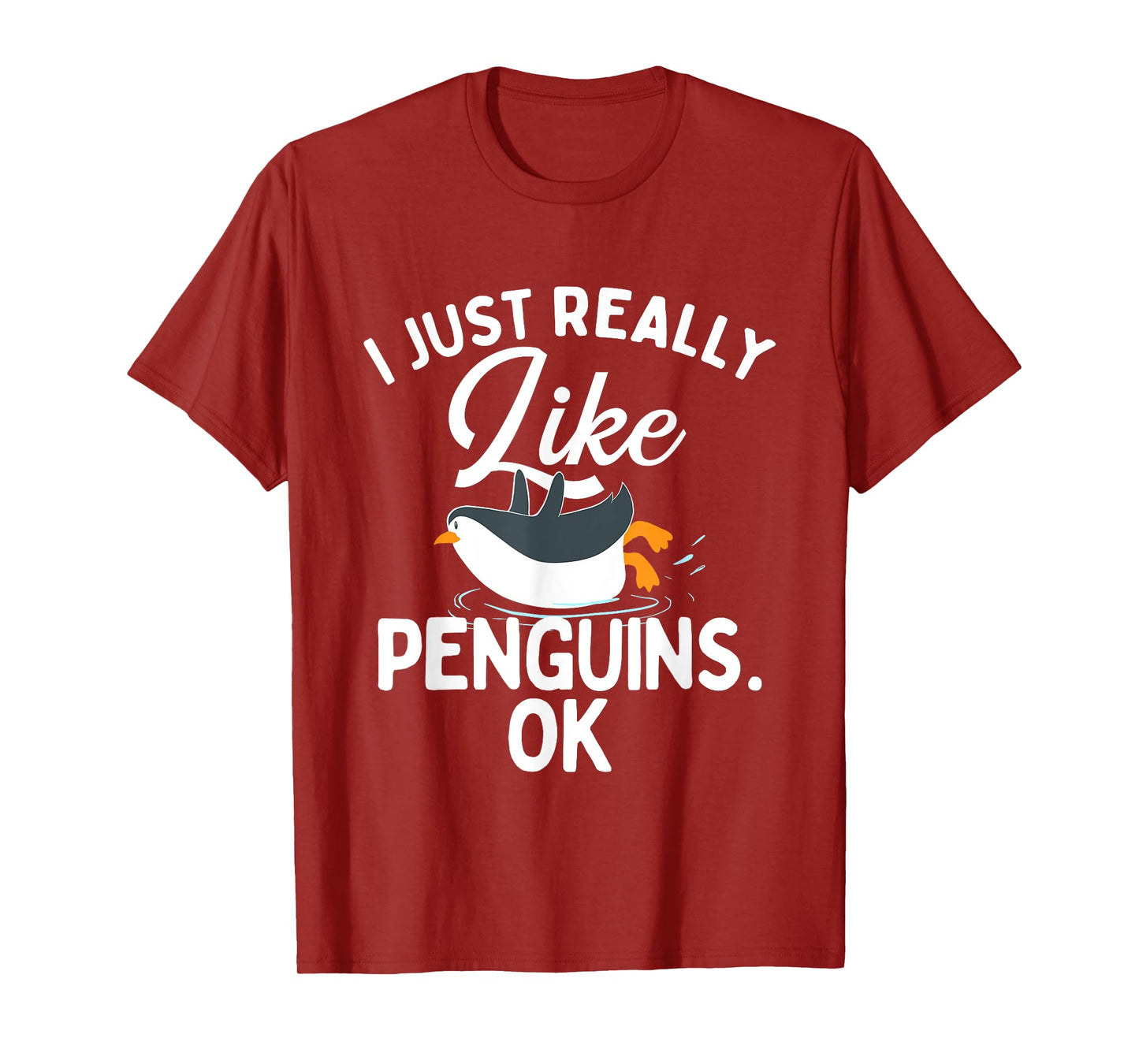 I Just Really Like Penguins - Penguin Lover Bird Watcher T-Shirt
