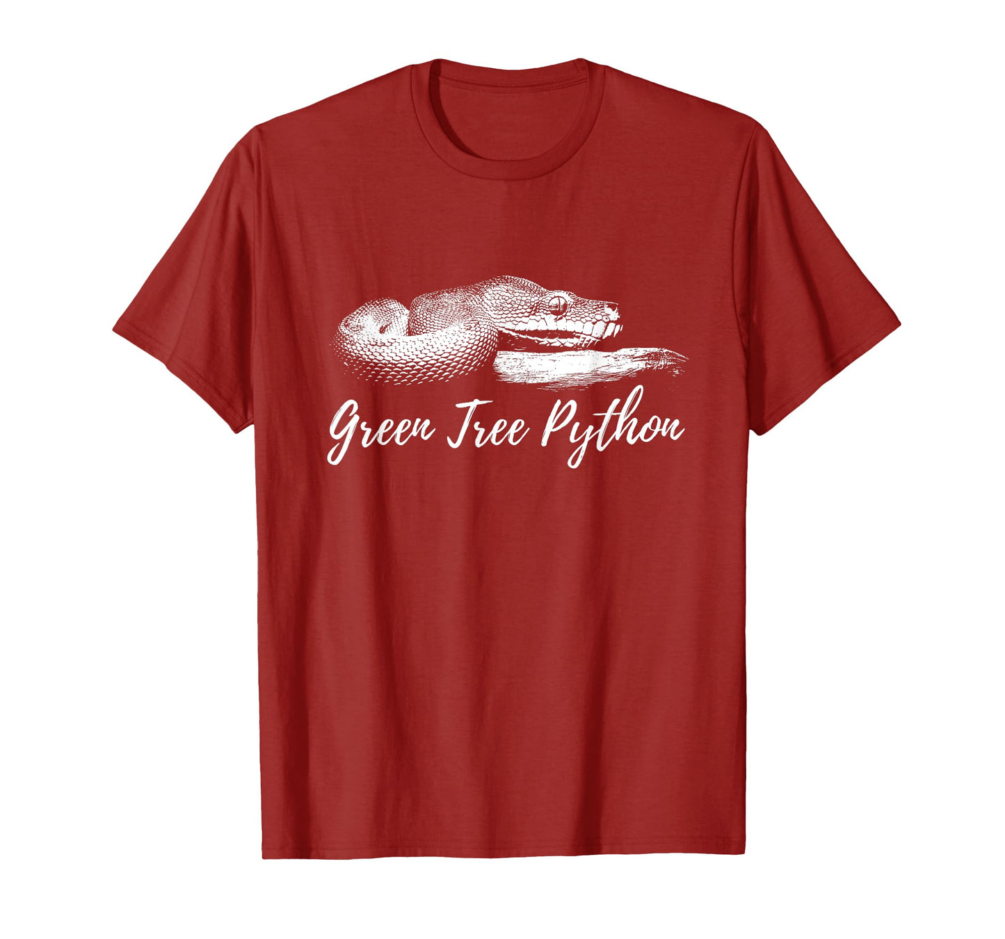 Green Tree Python Morelia Viridis Chondro Snake T-Shirt