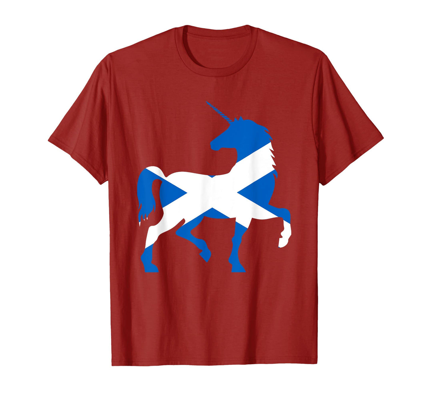 Scotland Flag Unicorn Scot Tartan Plaid Day Scottish Unicorn T-Shirt