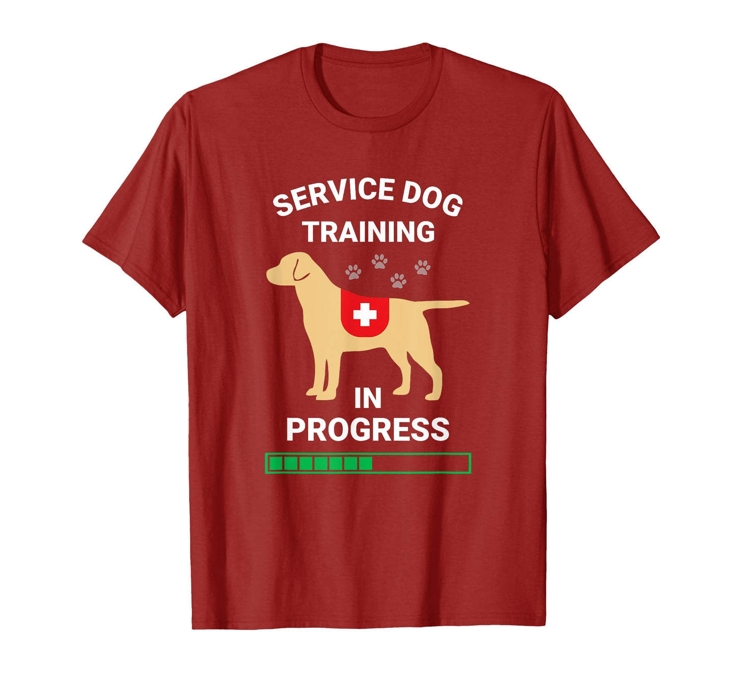 Service Dog in Training Registered Trainer Lab Retriever Men Women T-Shirt