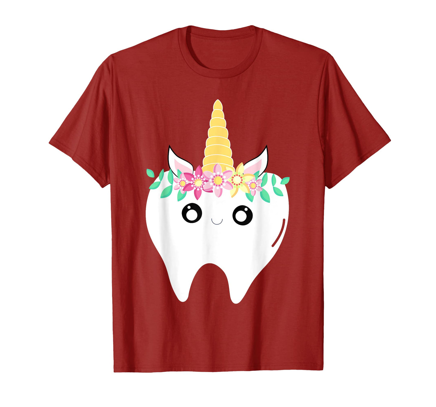 Unicorn Tooth Dentist Lost First Tooth Kawaii Fairy Tooth T-Shirt