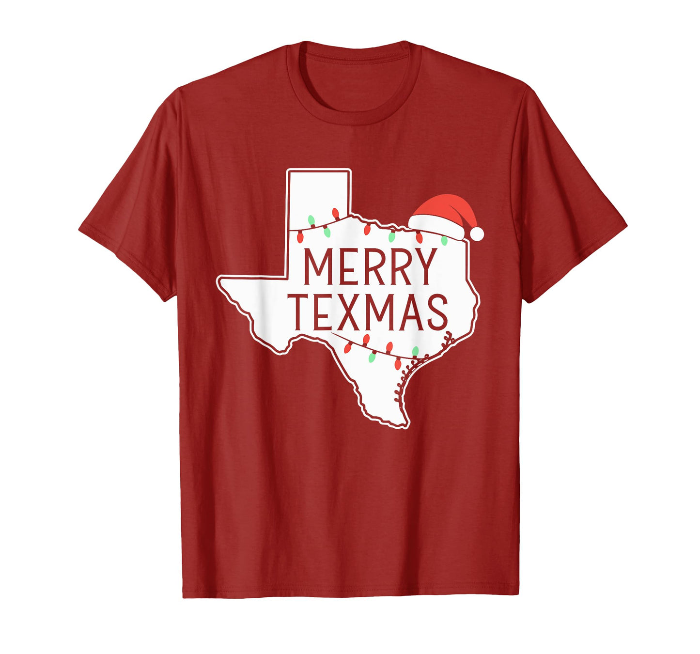 Merry Texmas Texas State Christmas T-Shirt