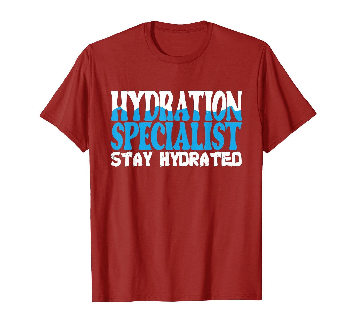 Hydration Specialist Team Manager Football Hydrated Waterboy T-Shirt