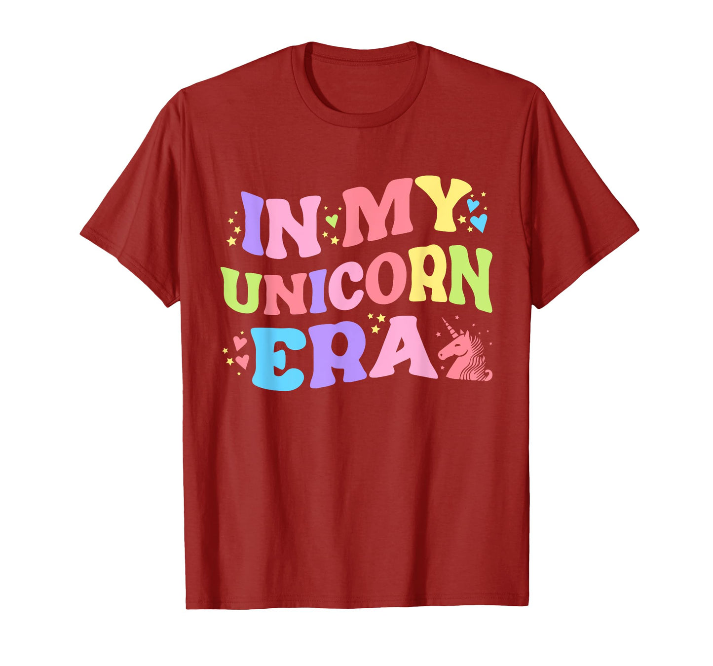 In My Unicorn Era Funny Retro Princess Girl Unicorn Creature T-Shirt