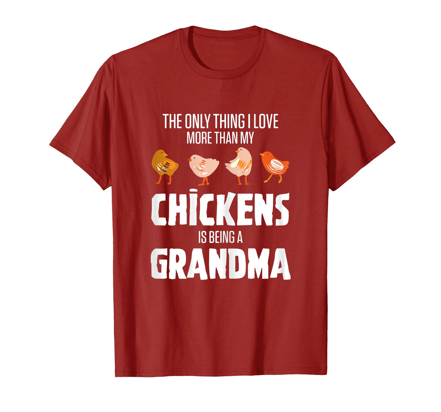 Chicken Breeder Outfits For Women Black Chicken Grandma Modern Letter Print T-Shirt X-Small Female