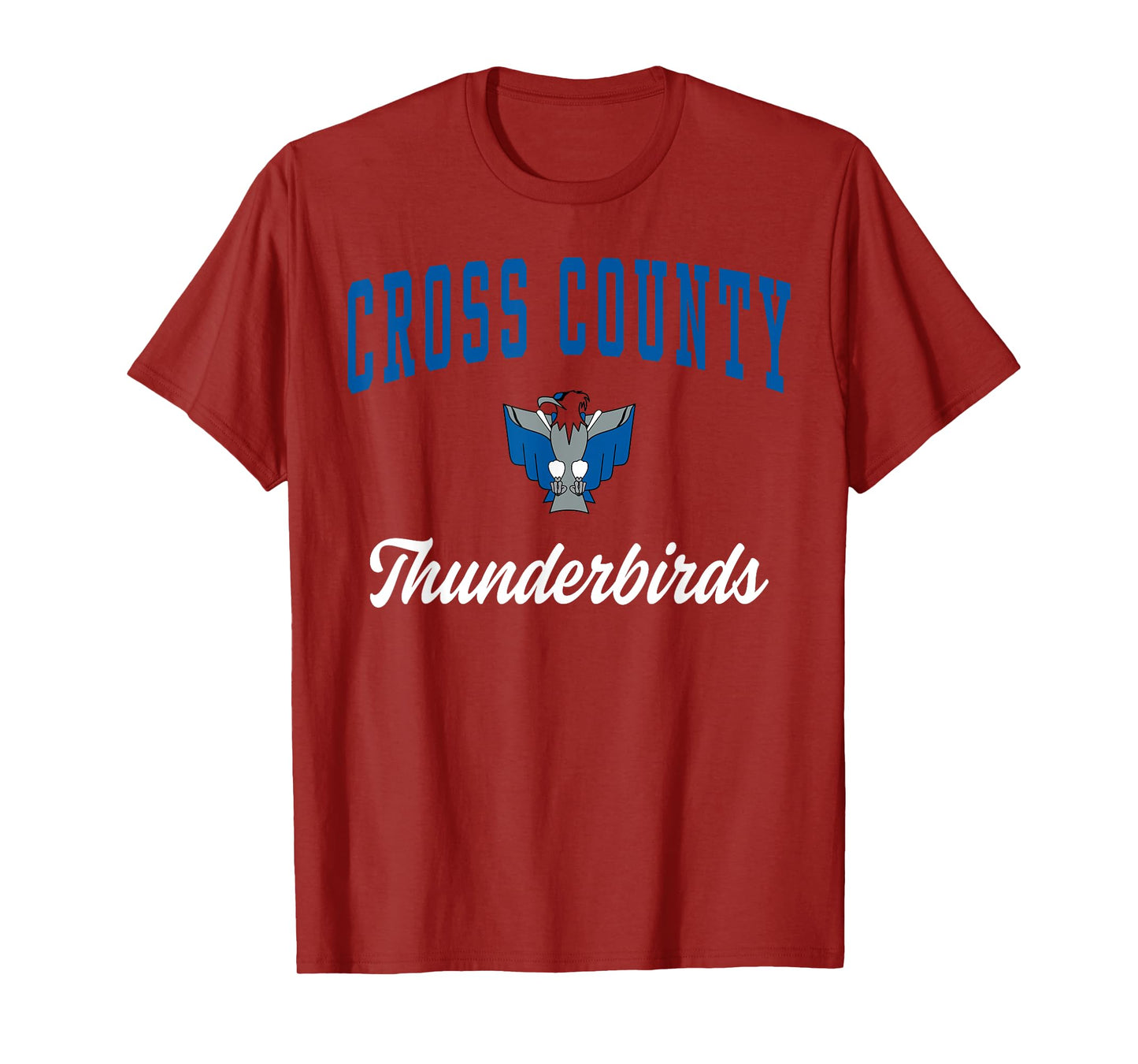 Cross County High School Thunderbirds T-Shirt C3 T-Shirt