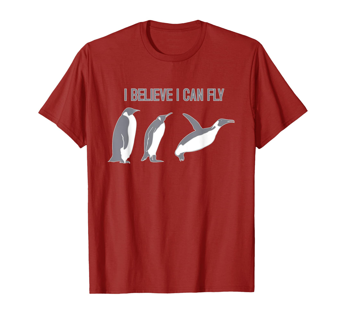 I Believe I Can Fly Penguin T-Shirt T-Shirt