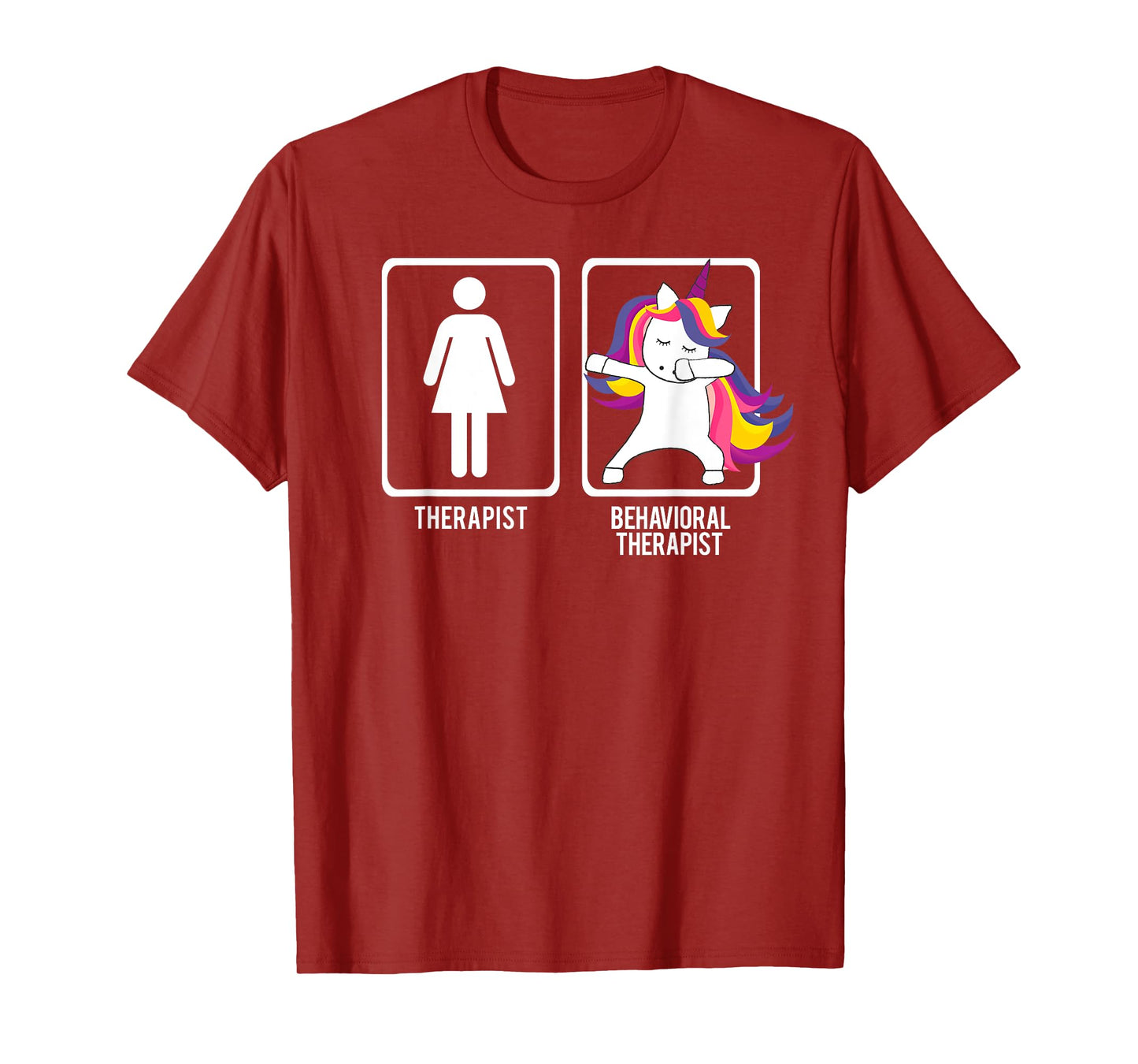 DABBING UNICORN BEHAVIORAL THERAPIST ABA Dab Dabs Meme T-Shirt