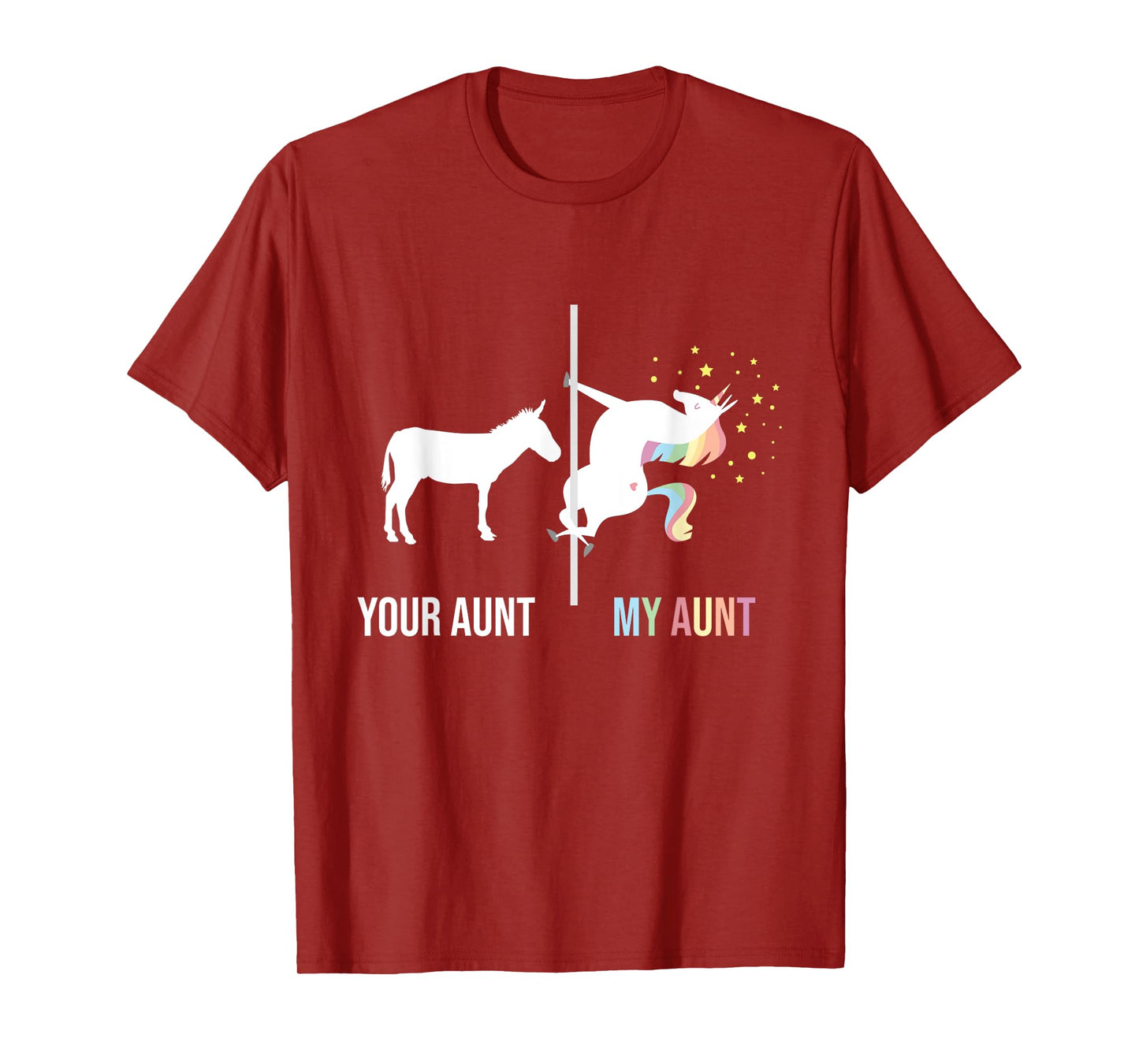Your Aunt My Aunt - Unicorn Cool Aunty Auntie Niece Nephew T-Shirt