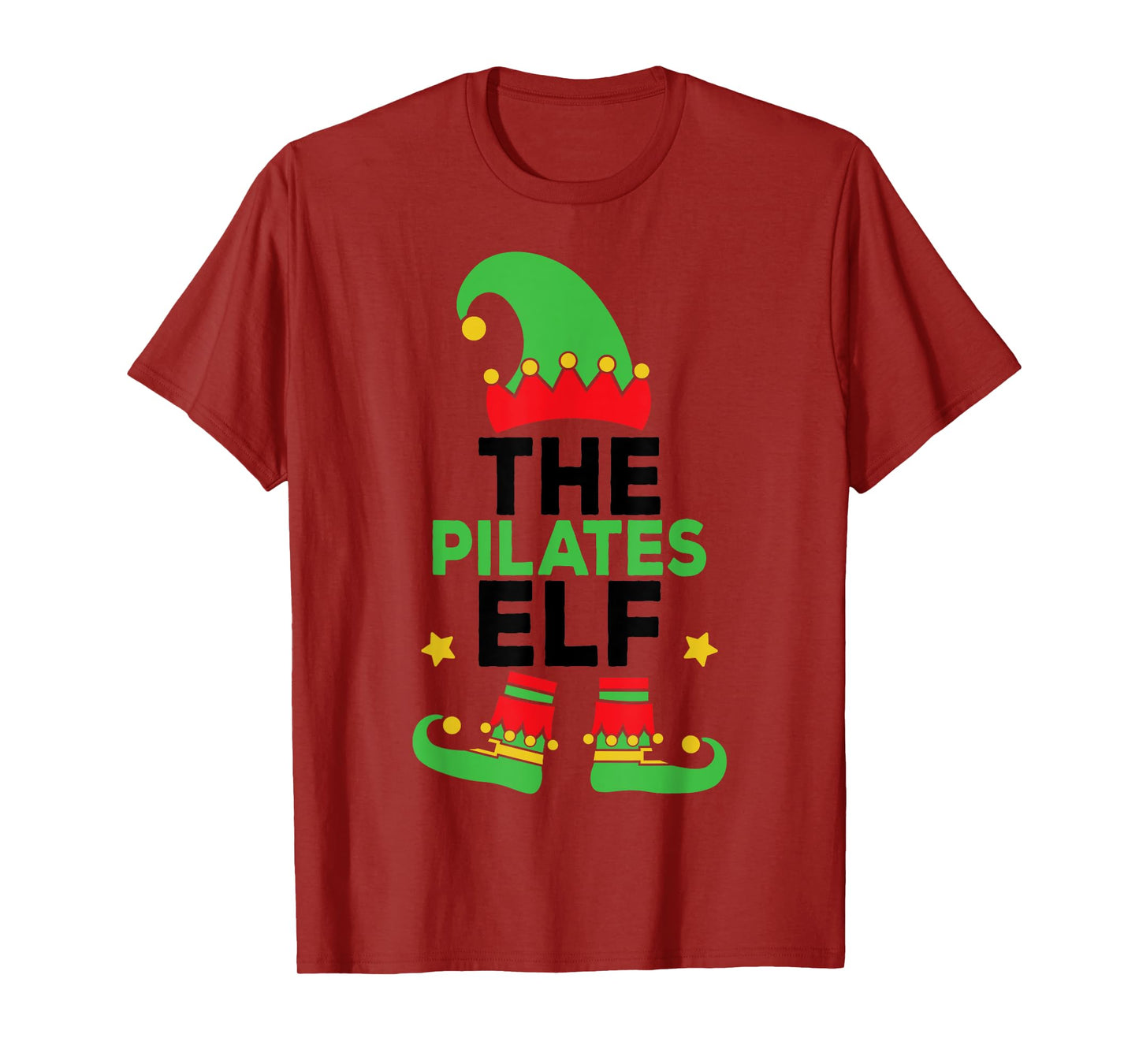 I'm The Pilates Elf Funny Family Holiday Matching Christmas T-Shirt