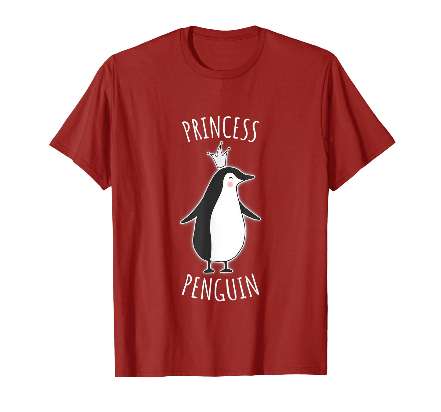 Cute Penguin Princess T Shirt Tee Gift for Boys Girls Kids