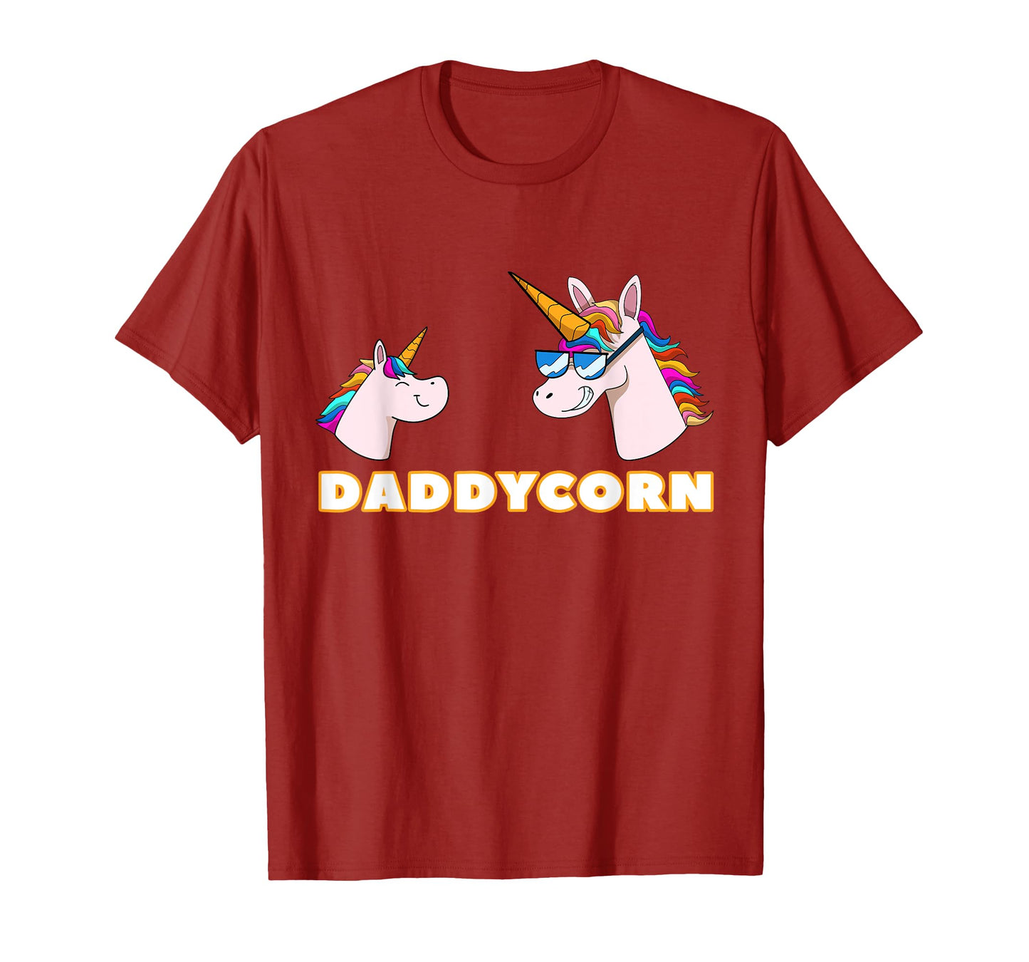 Daddycorn Daddy 1 Kid Father Unicorn Father's Day T-Shirt