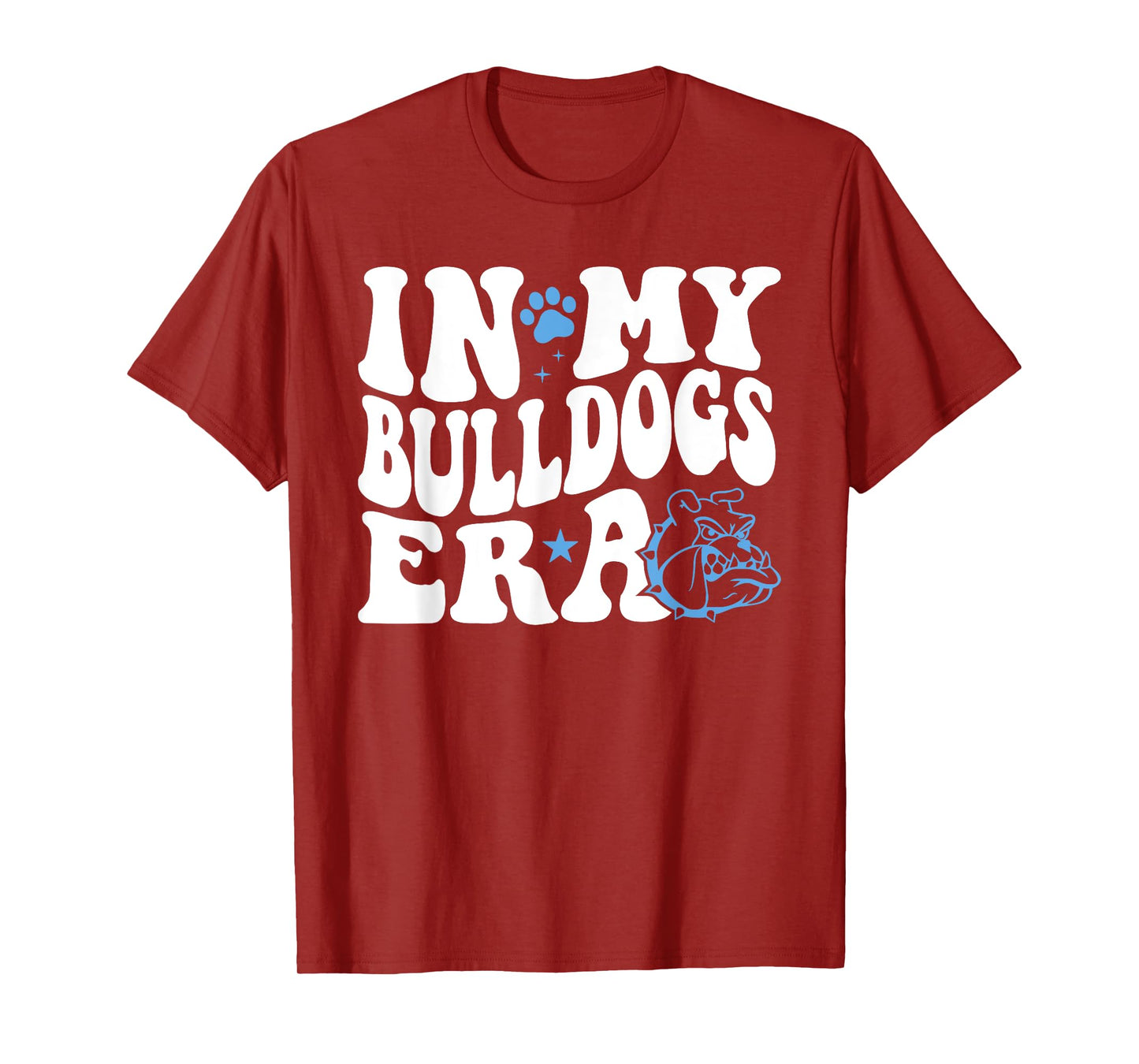 In My Bulldogs Era for Bulldog Mascot Sports Fan T-Shirt for Men Women Girls Kids