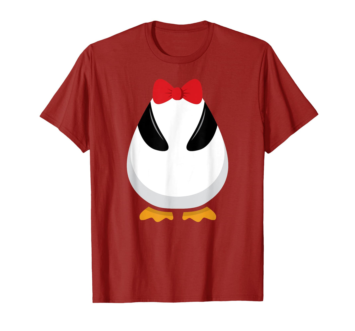 Penguin Costume T Shirt Halloween Outfit Bowtie Cute Animal T-Shirt
