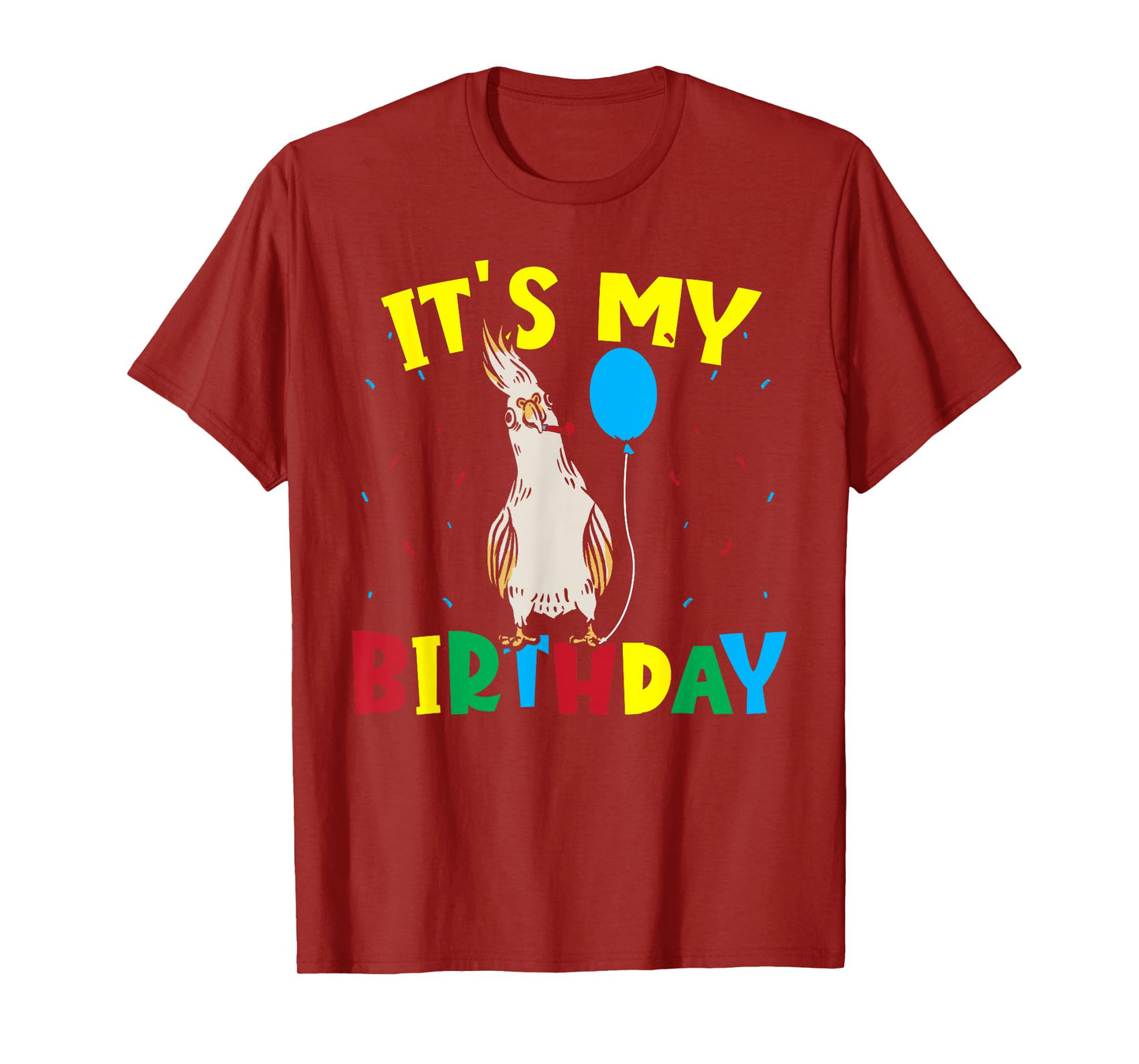 Cockatiel Birthday Parakeet Parrot Owner Bird Cockatiel T-Shirt