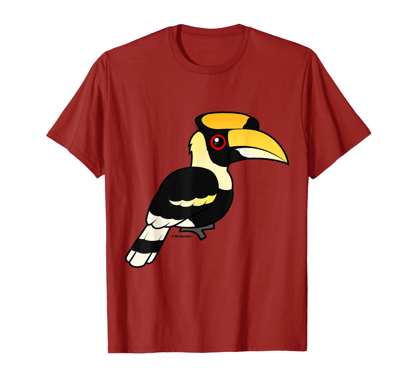 Great Hornbill Cute Cartoon Birdorable Bird T-Shirt