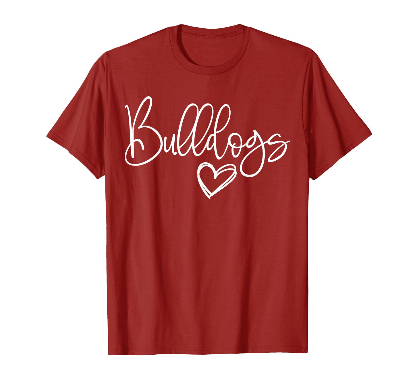 Mascot Sports School Spirit Bulldogs Back to School Shirt T-Shirt