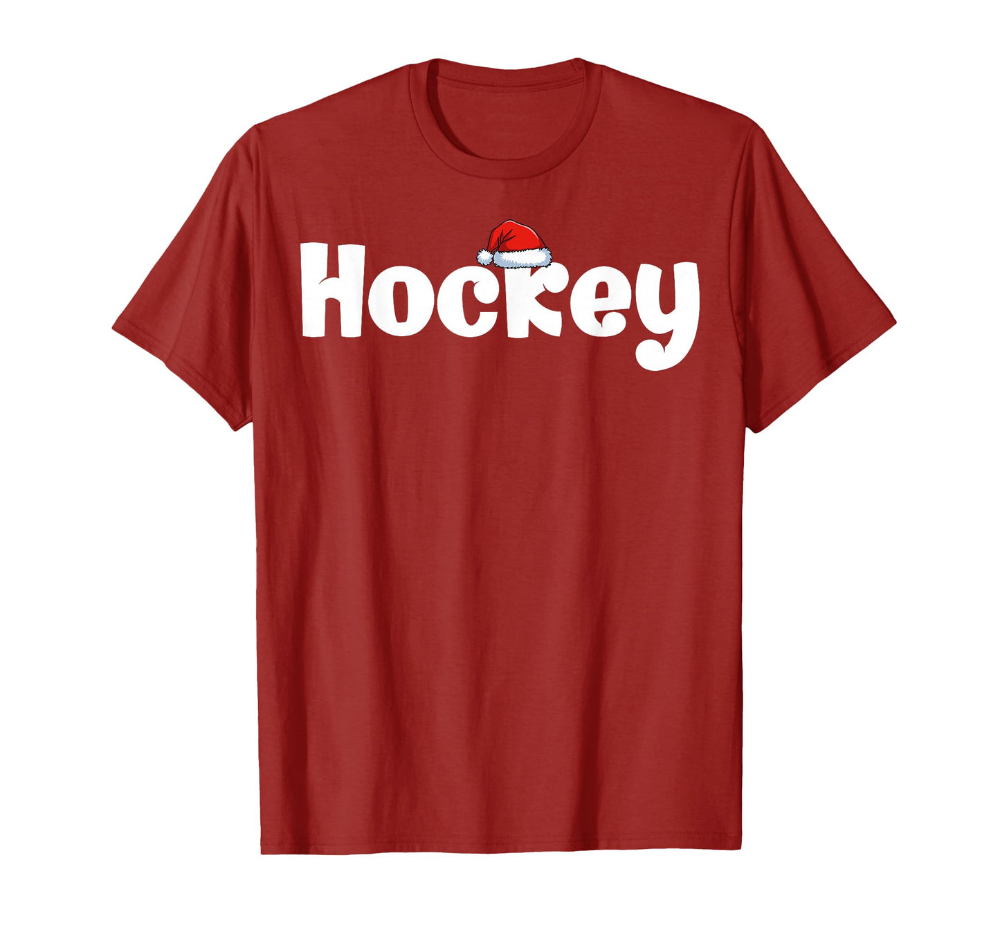 Christmas Hockey Christmas Day Hockey Player Men Women Xmas T-Shirt