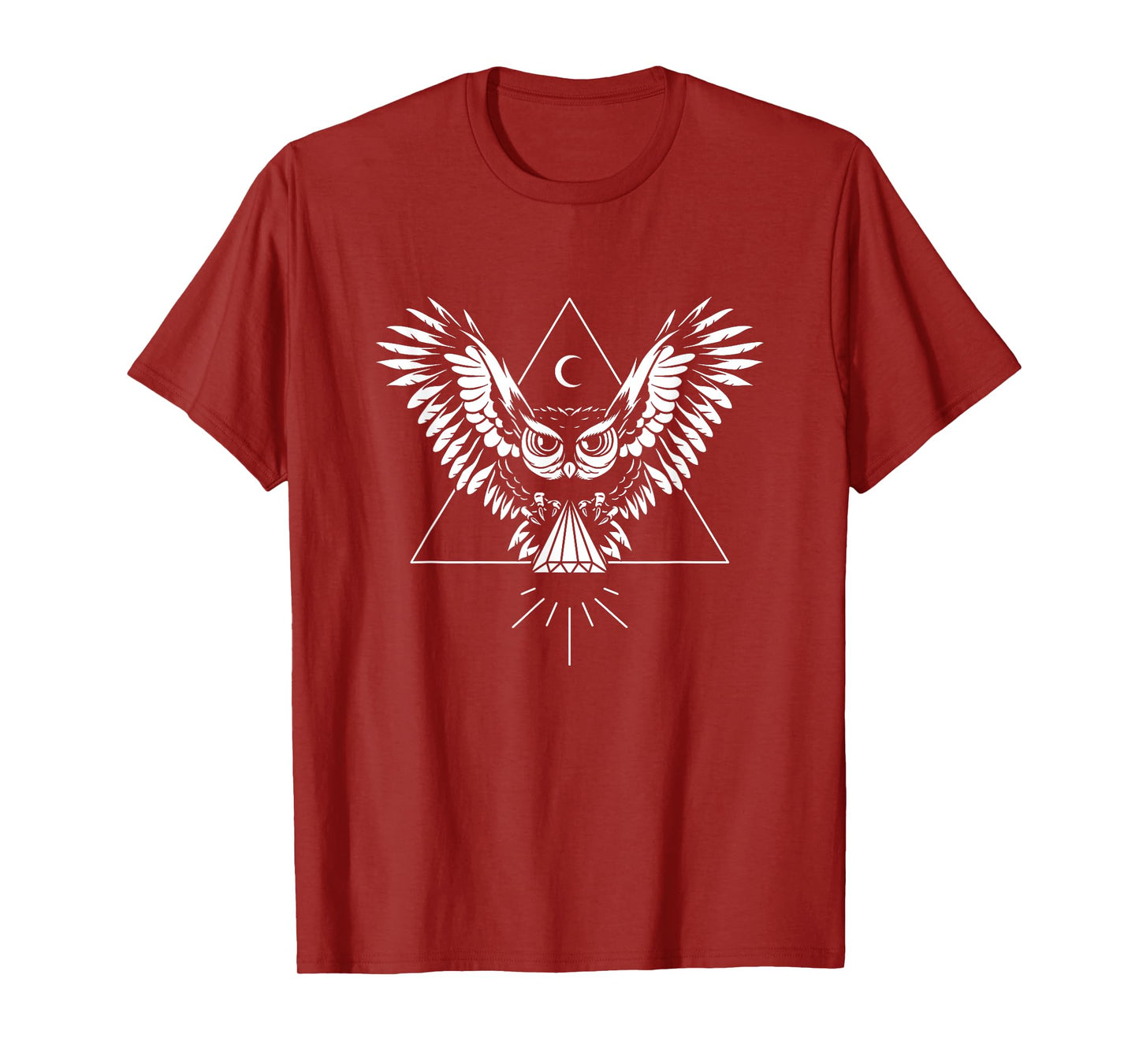 Owl Pyramid Secret Illuminati Owl Tattoo Style T-Shirt T-Shirt
