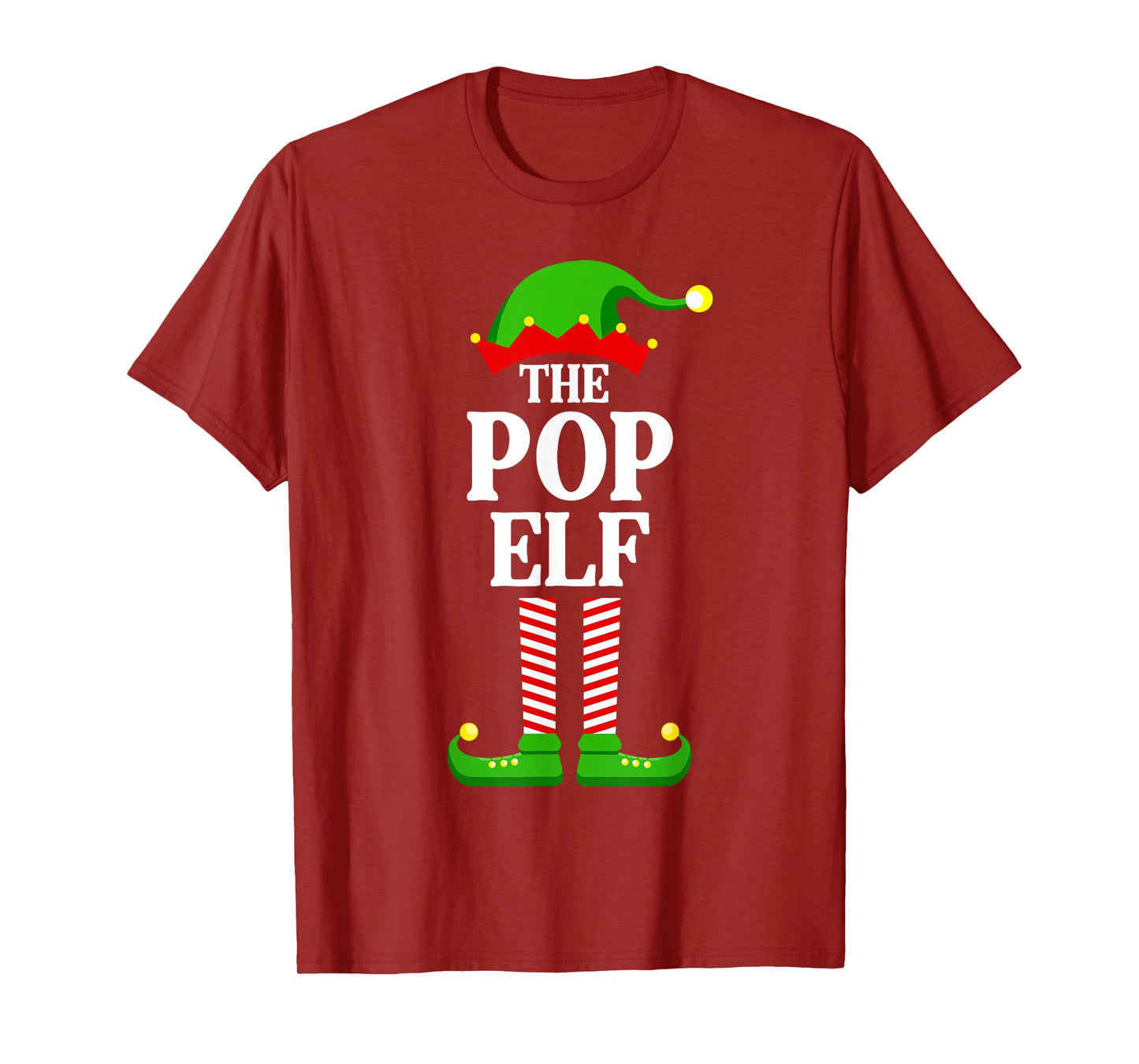 Pop Elf Family Matching Group Funny Christmas T-Shirt