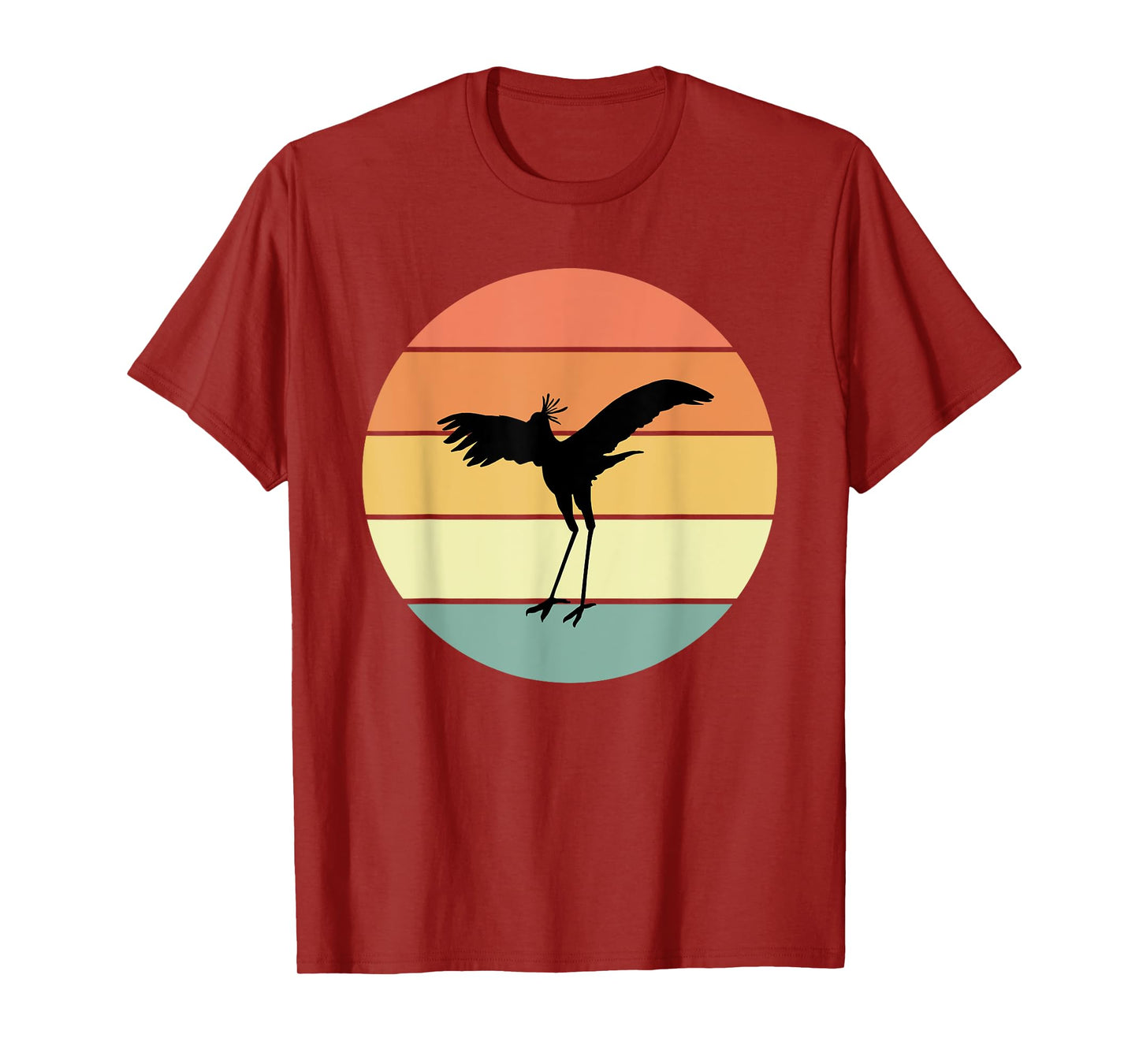 Retro Secretary Bird Apparel Birds Love Birding T-Shirt