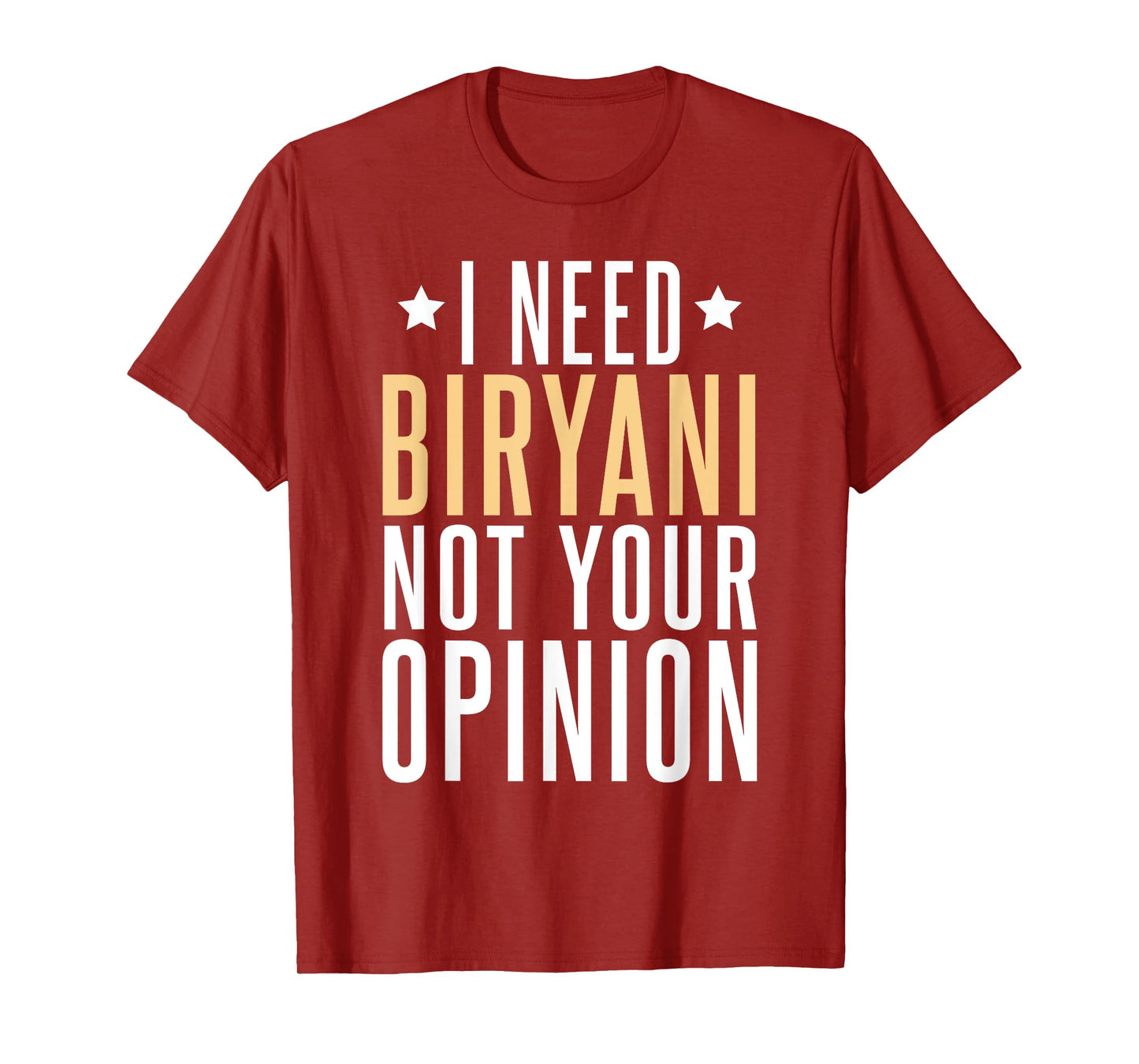 Chicken Biryani Masala Indian Desi Food Funny Biryani T-Shirt