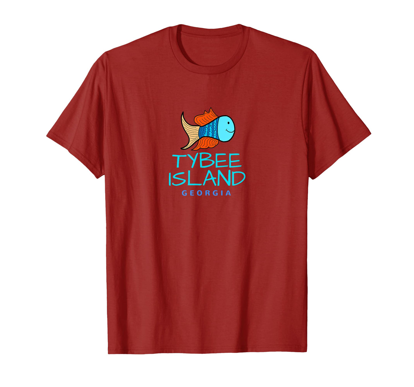 Tybee Island T-Shirt, Fish Vacation Tybee Georgia Shirt T-Shirt