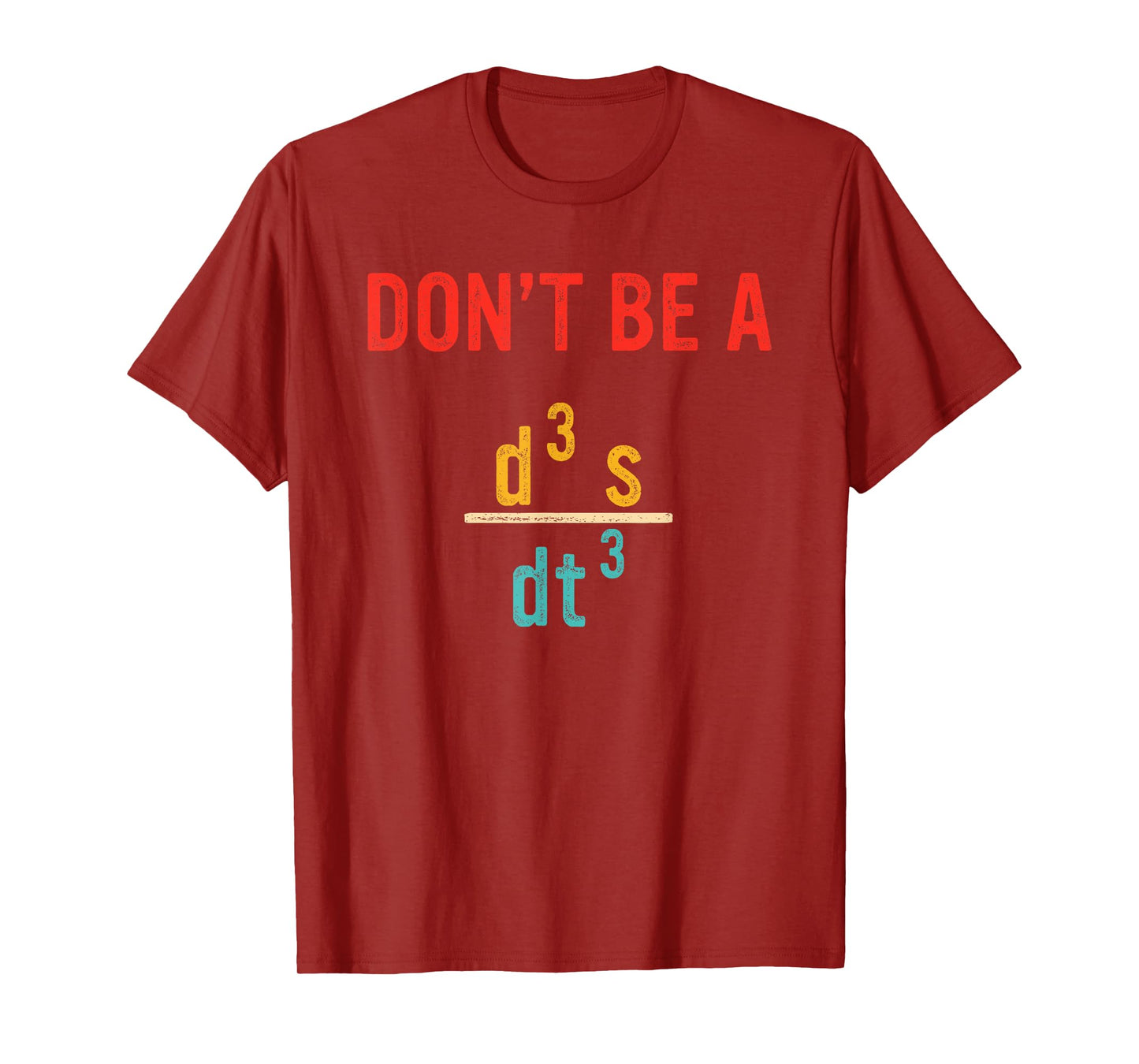 Don’t Be A Jerk Funny Mathematics Design T-Shirt