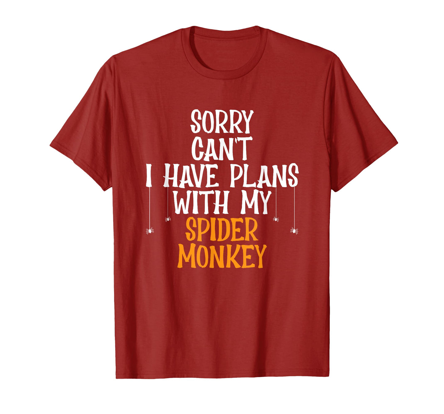 Spider Monkey Lover Jungle Animal I Love Spider Monkeys T-Shirt