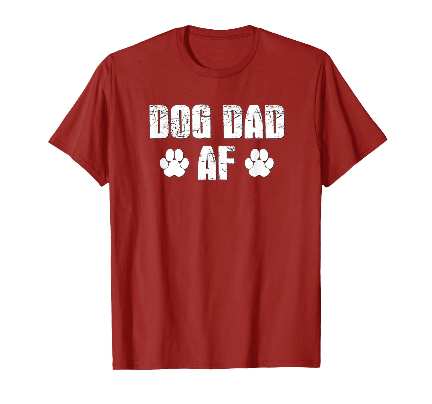 Funny Men's Dog Lover Shirt DOG DAD AF Tee Love Dogs Gift